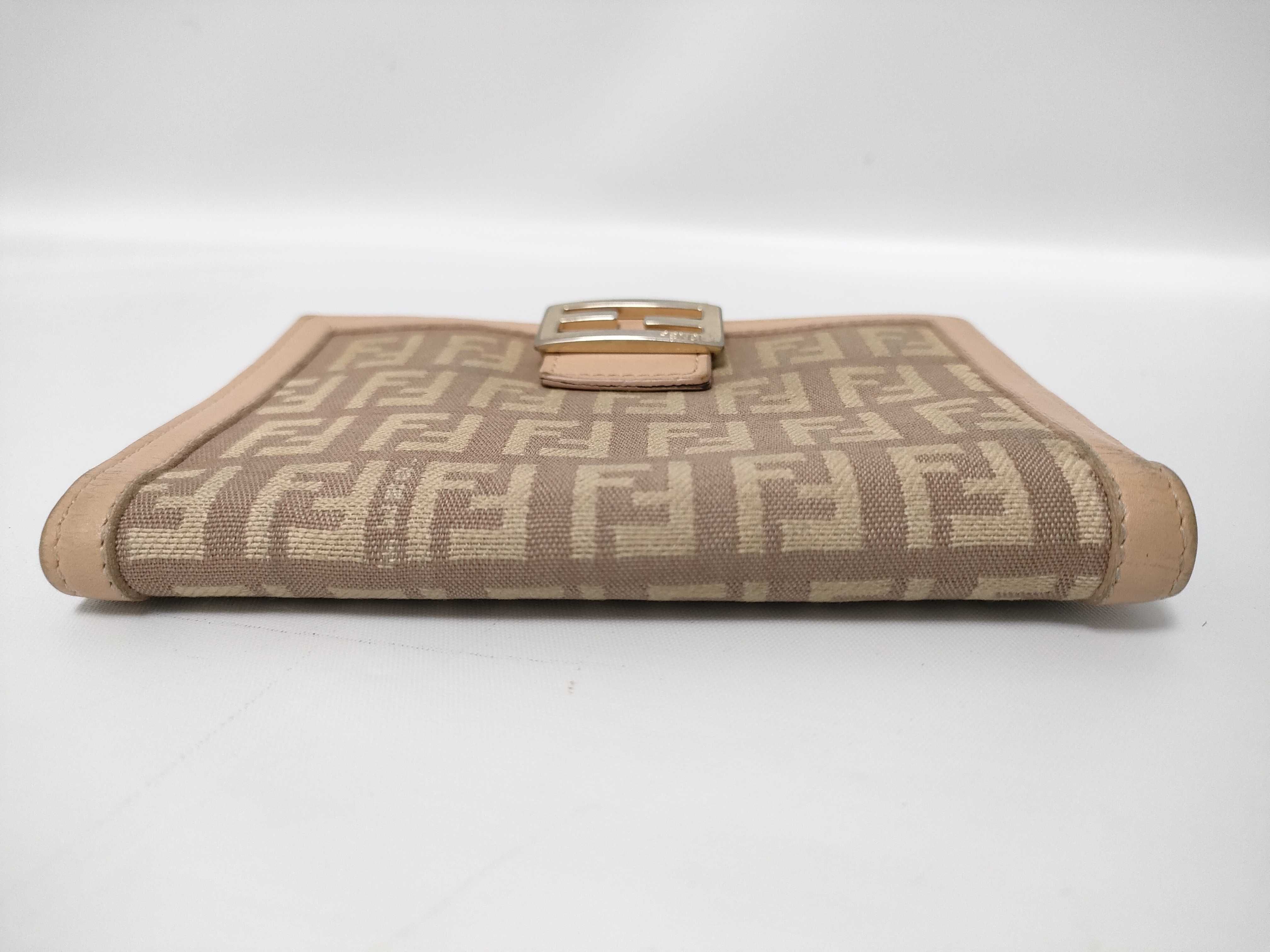 Zucca pattern Fendi bi-fold wallet Zucchino wallet — view 3