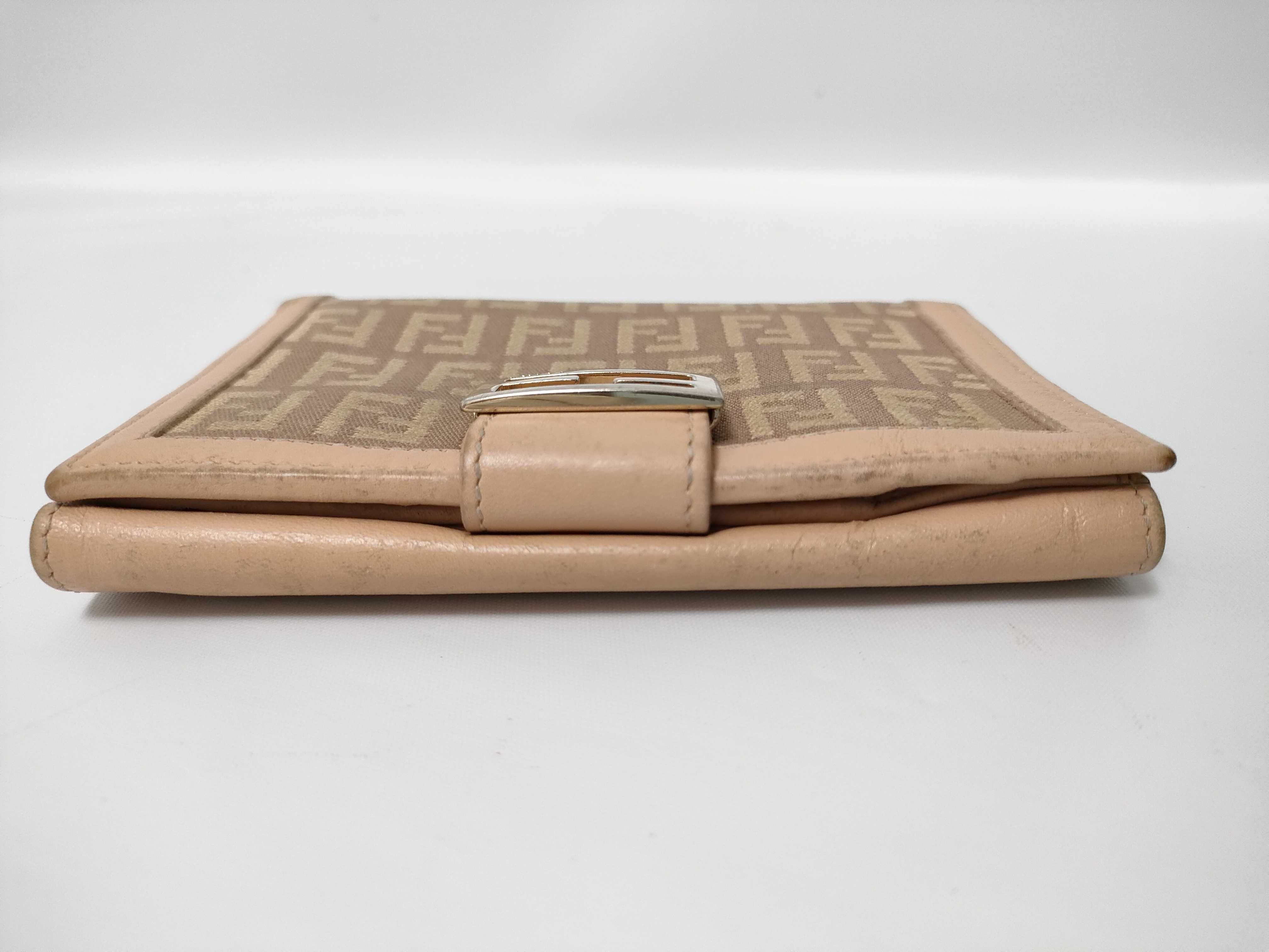Zucca pattern Fendi bi-fold wallet Zucchino wallet — view 5