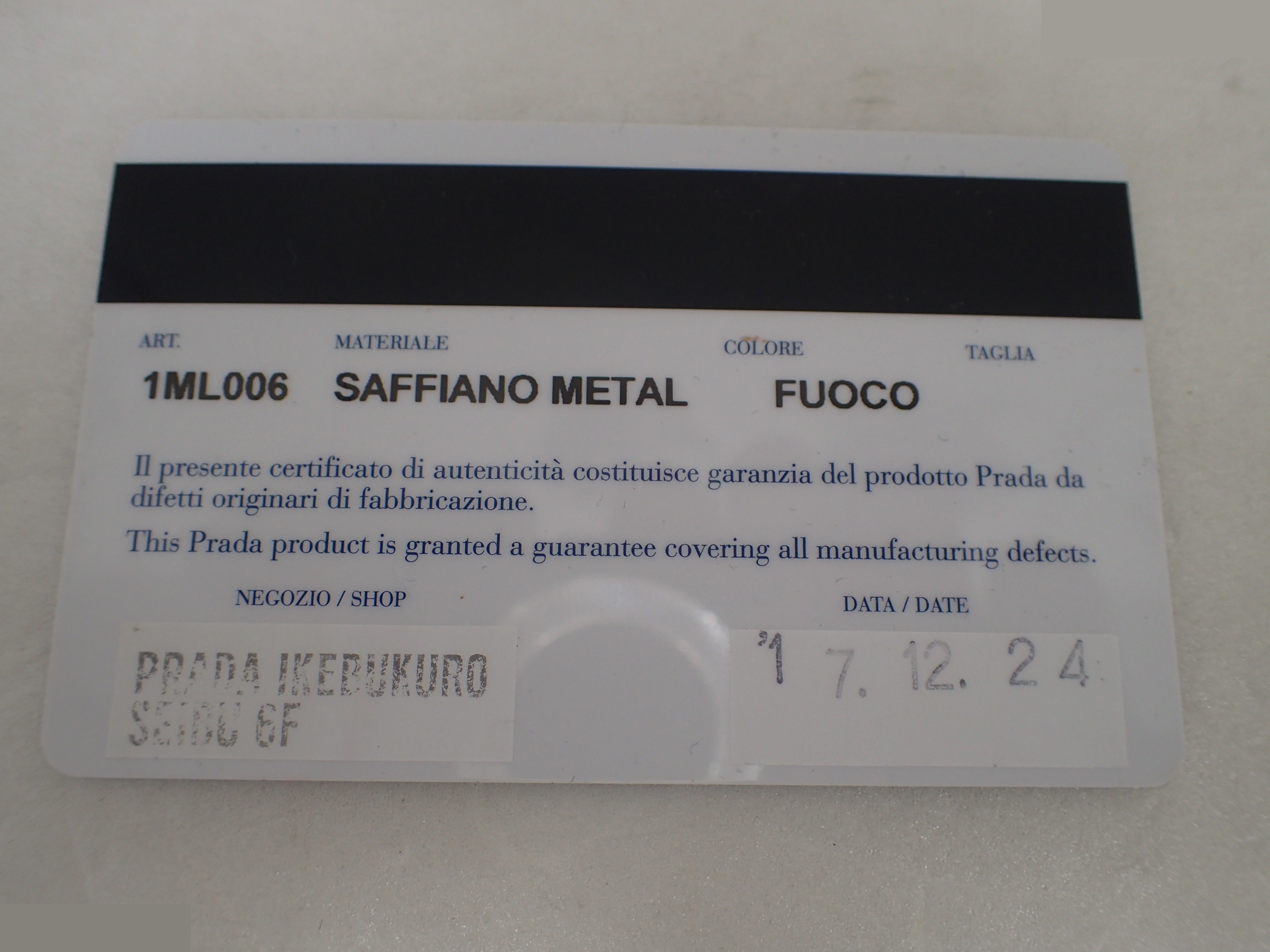 Saffiano Metal Bi-fold Long Wallet — view 11