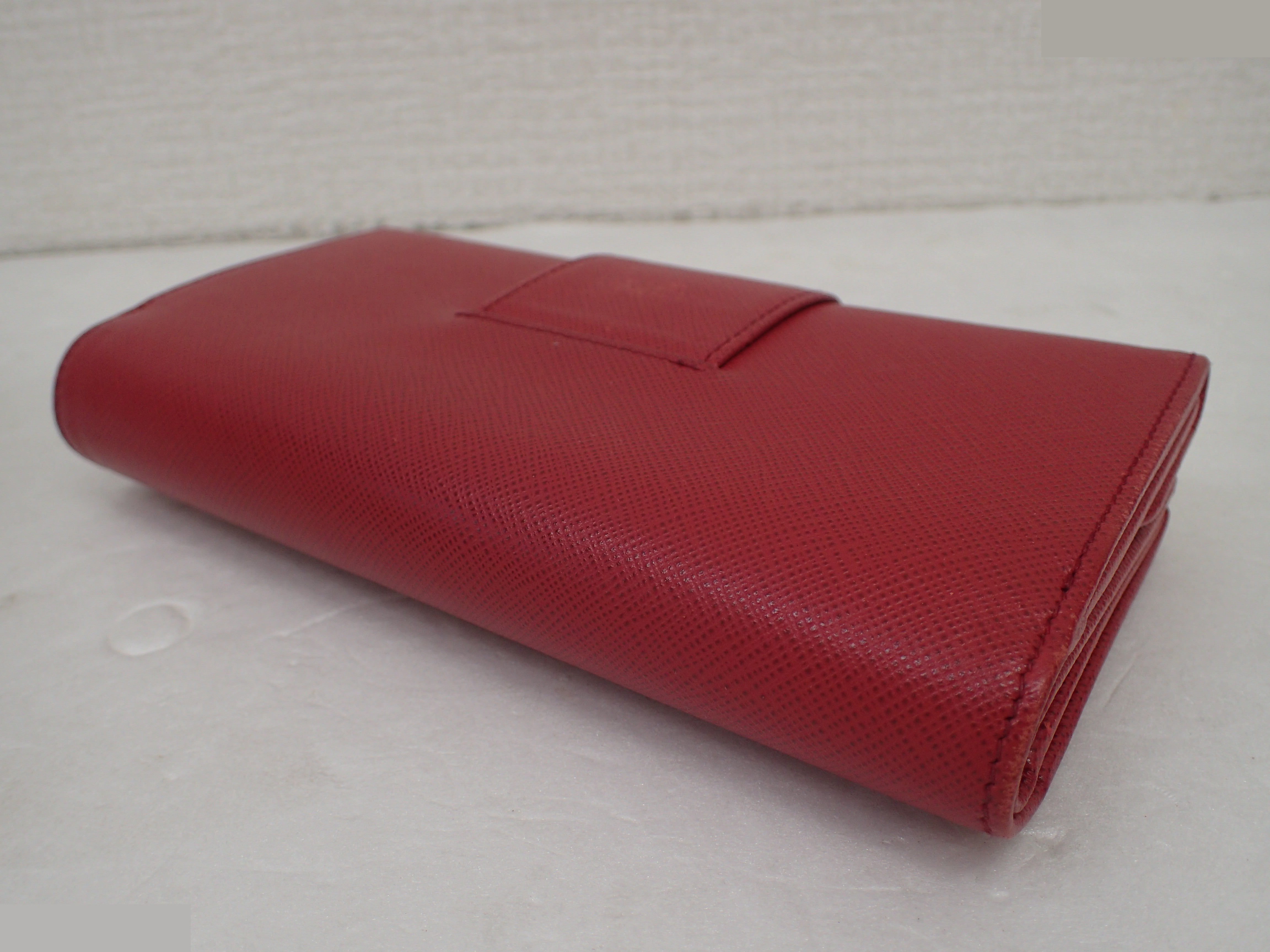 Saffiano Metal Bi-fold Long Wallet — view 3
