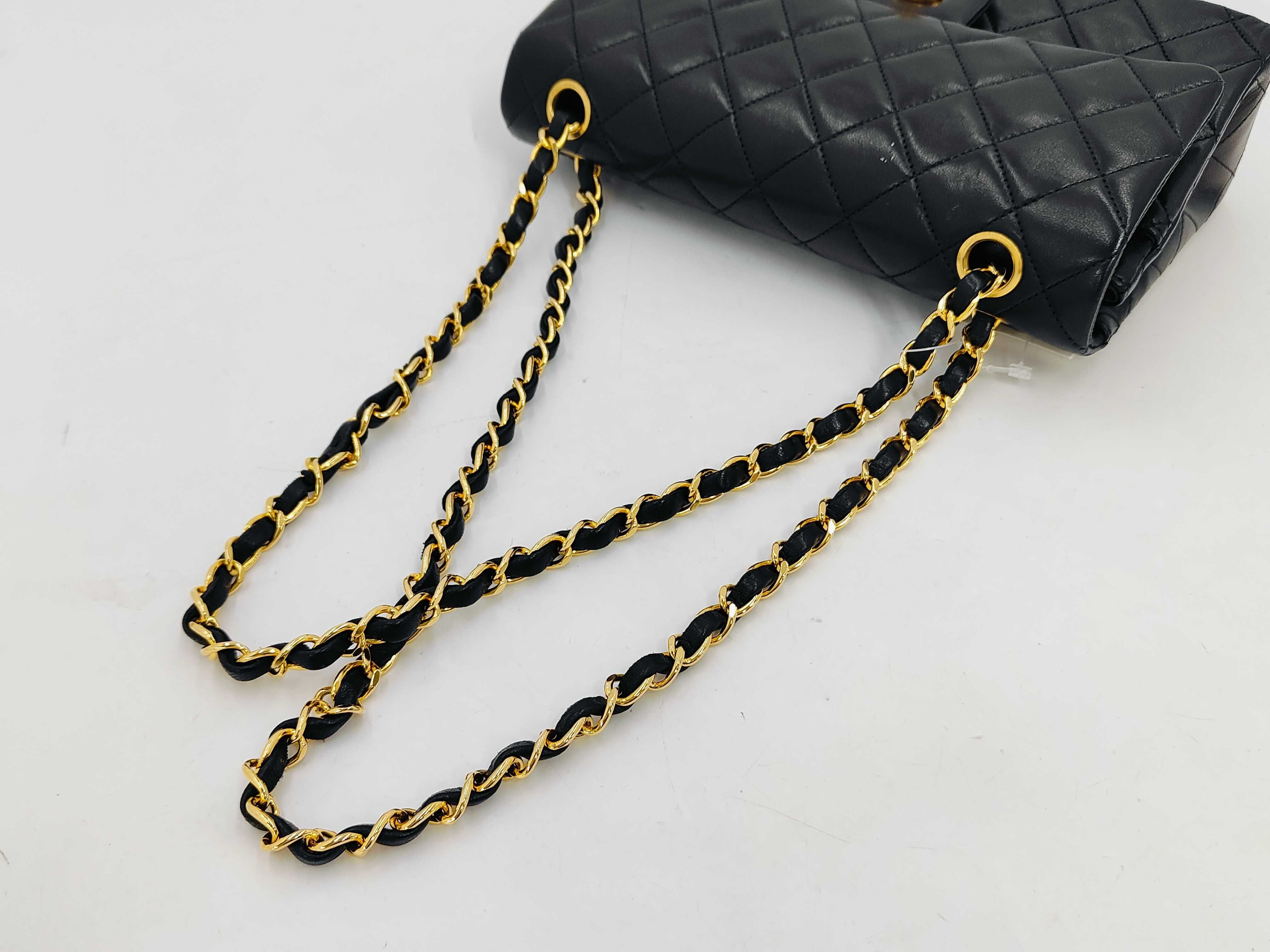 Lambskin Matelassé 25 Double Flap Shoulder Bag — view 3