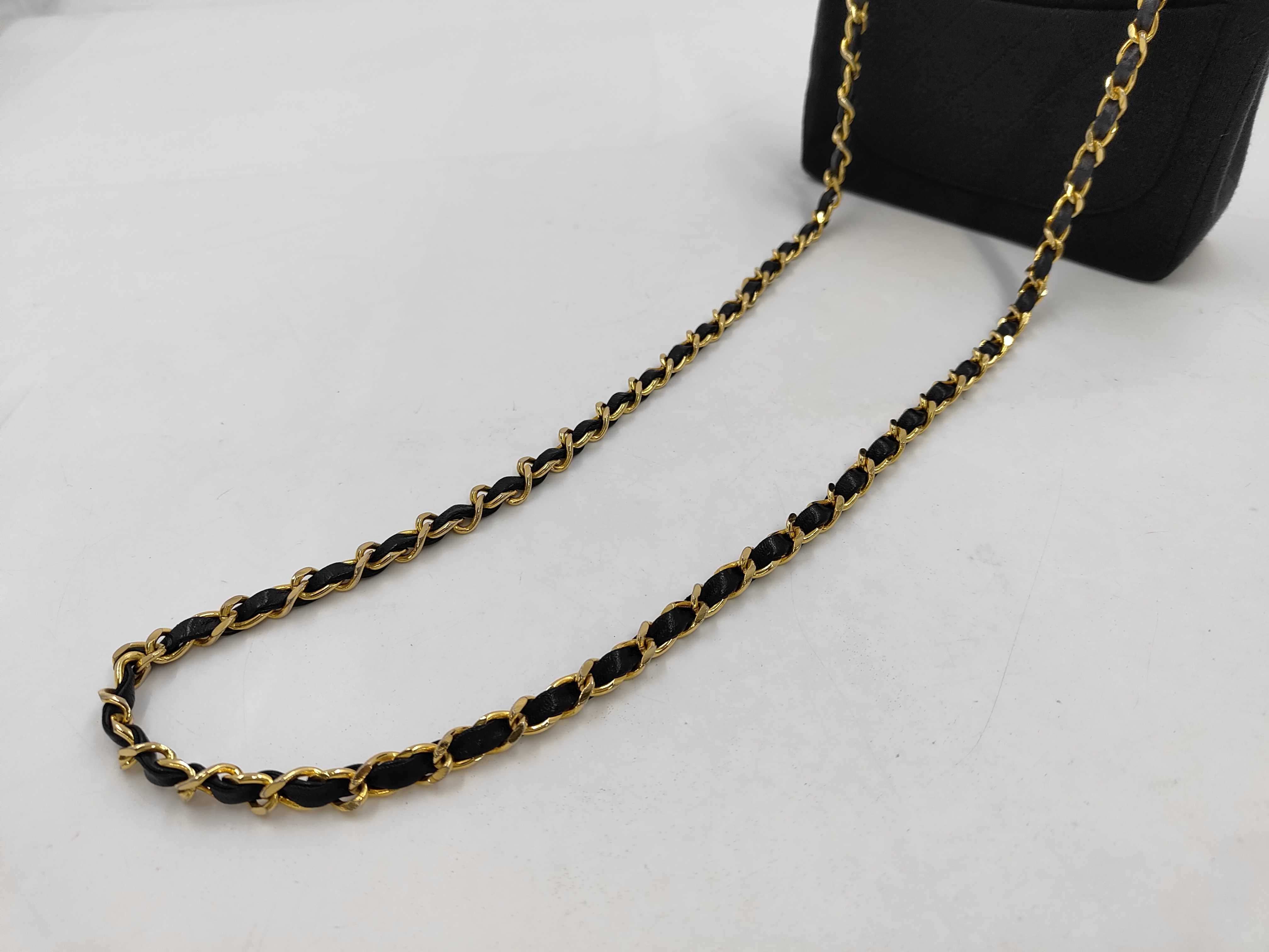 Cotton Mini Matelassé Chain Shoulder Bag — view 12