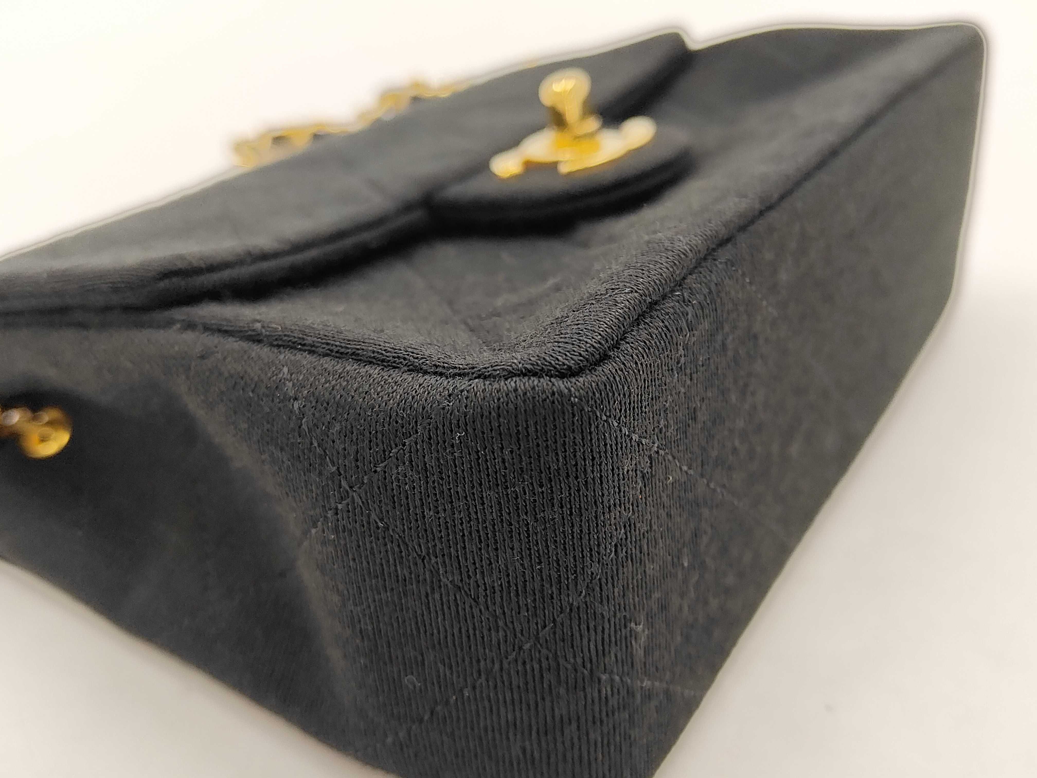 Cotton Mini Matelassé Chain Shoulder Bag — view 4