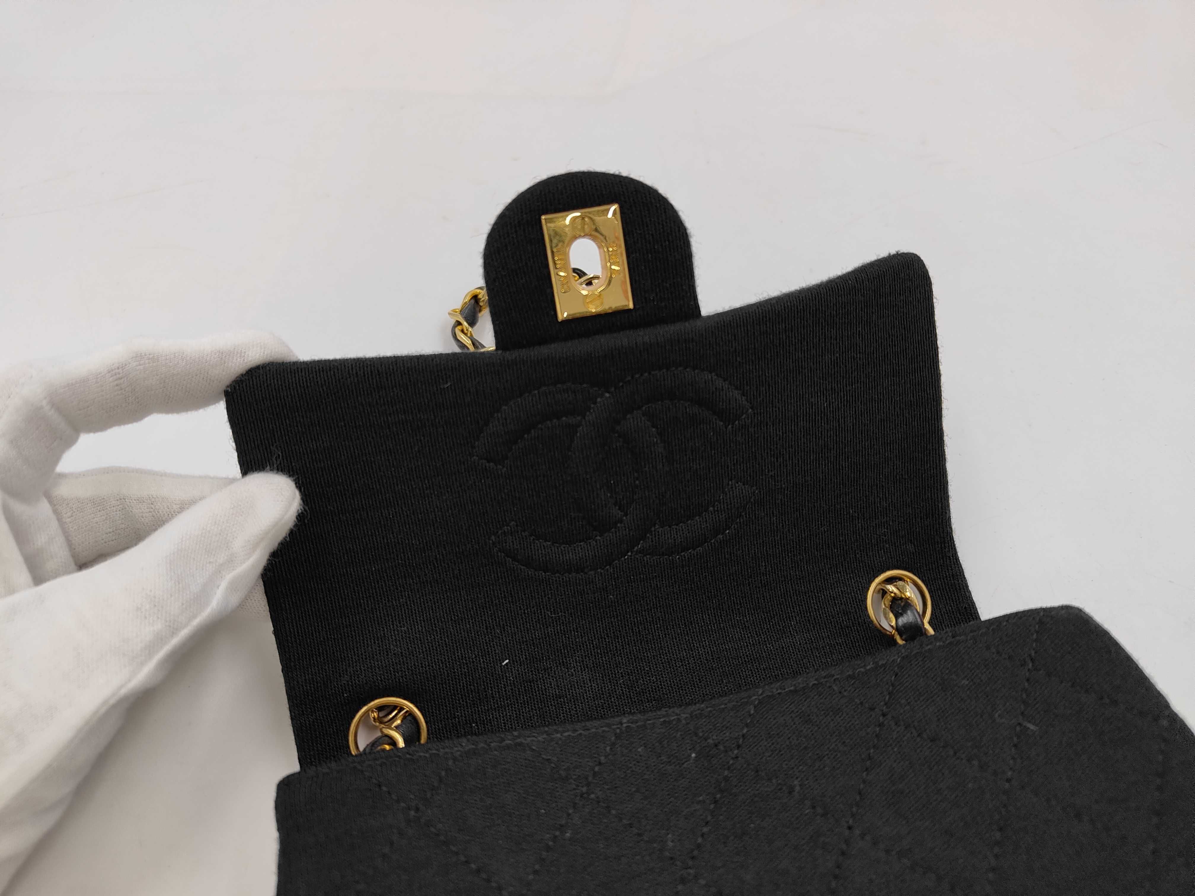 Cotton Mini Matelassé Chain Shoulder Bag — view 5