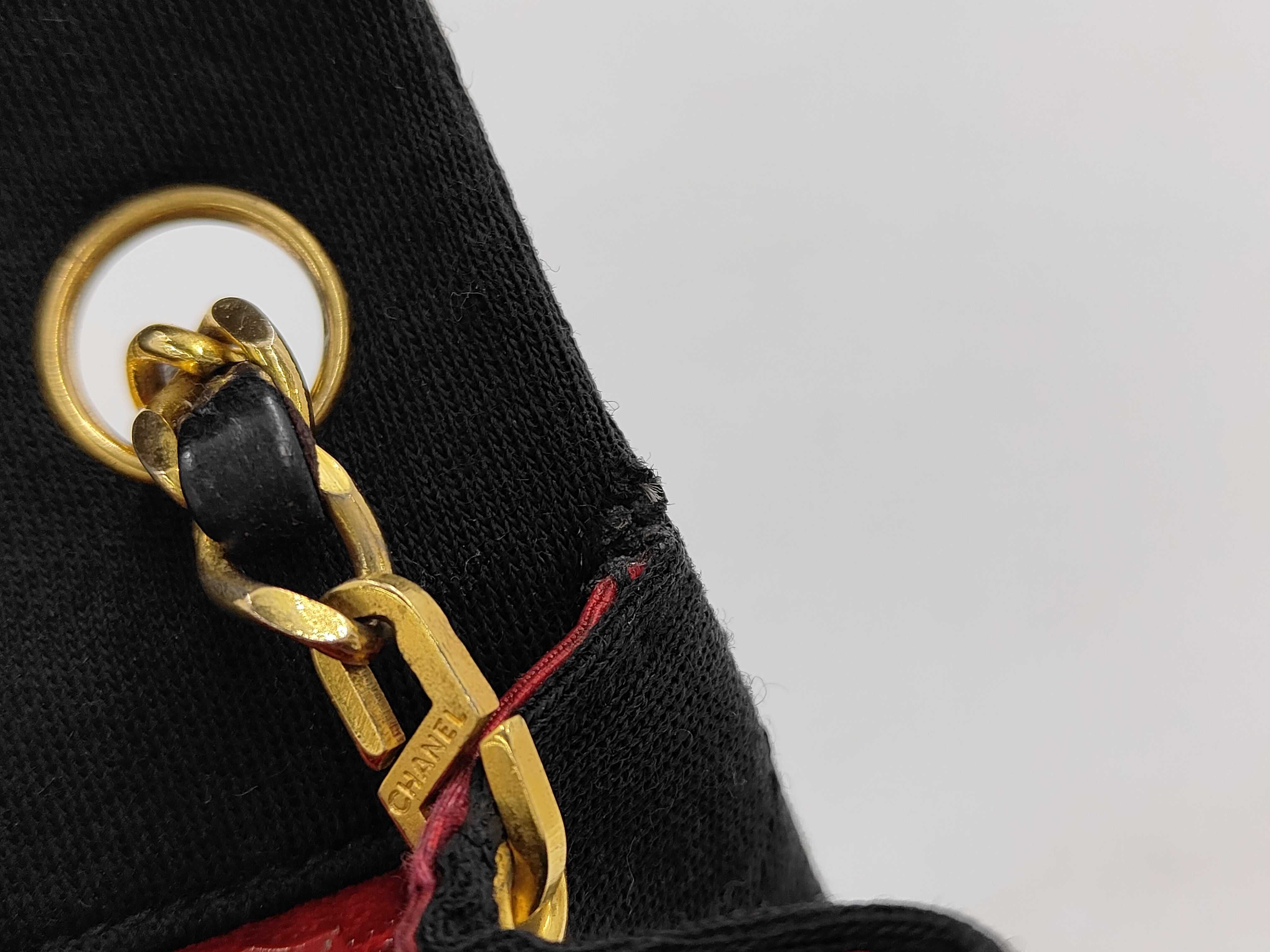 Cotton Mini Matelassé Chain Shoulder Bag — view 7