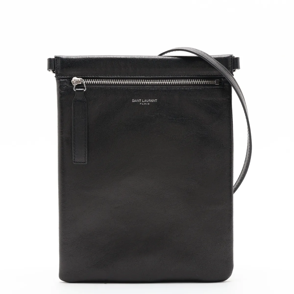 581697 Leather Shoulder Bag, Black