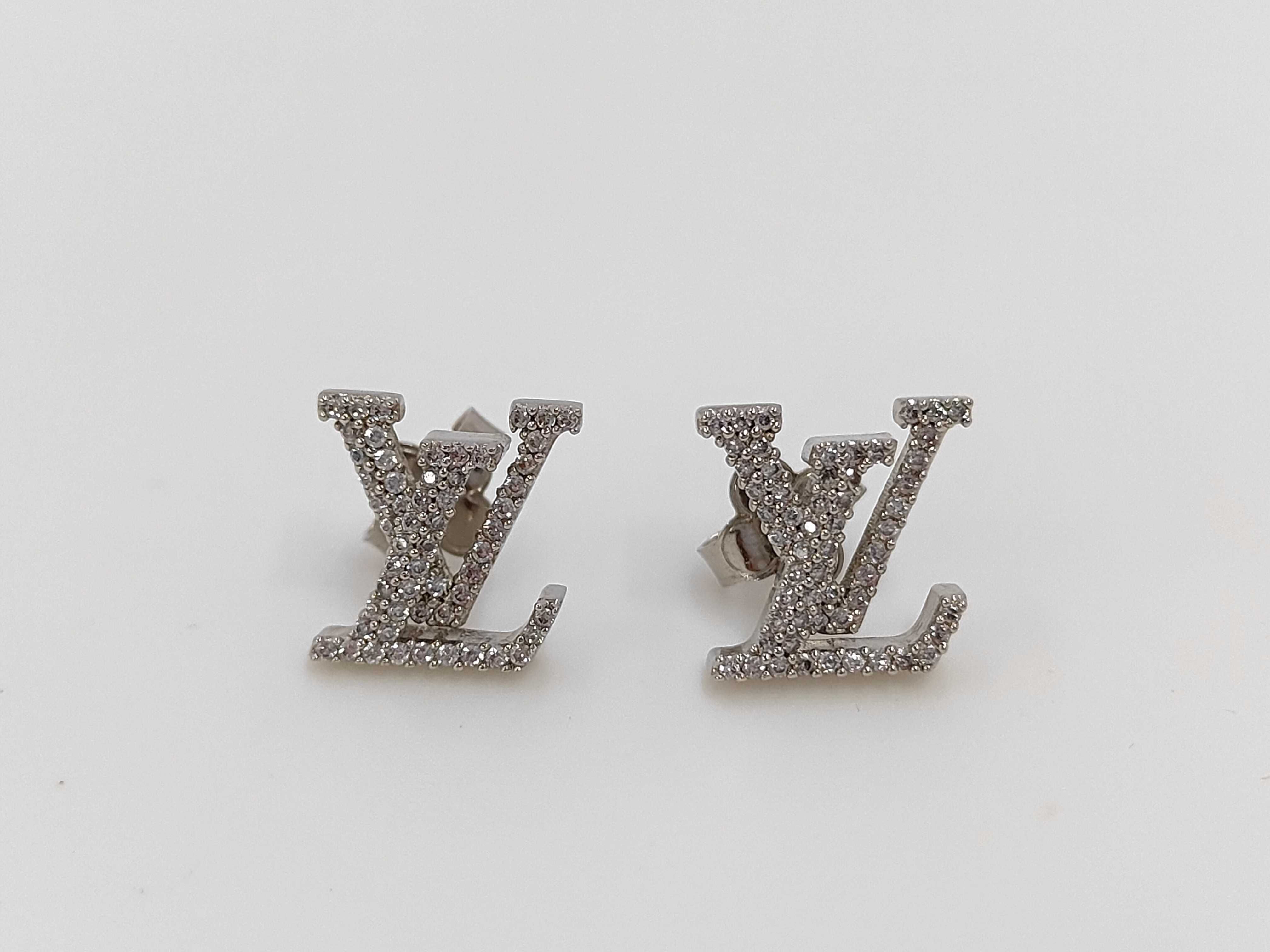 Iconic Strass Silver Earrings
