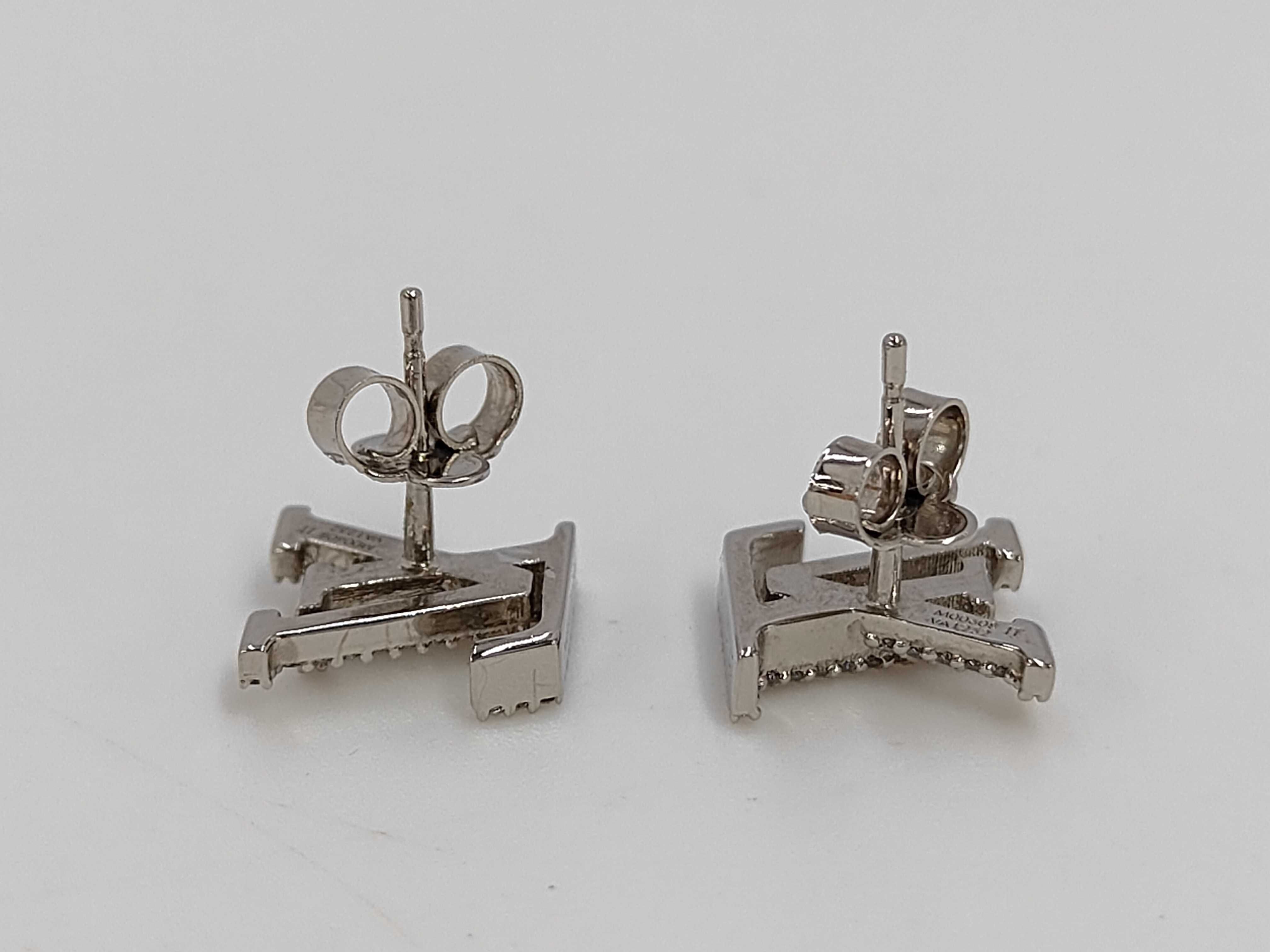 Iconic Strass Silver Earrings — view 4