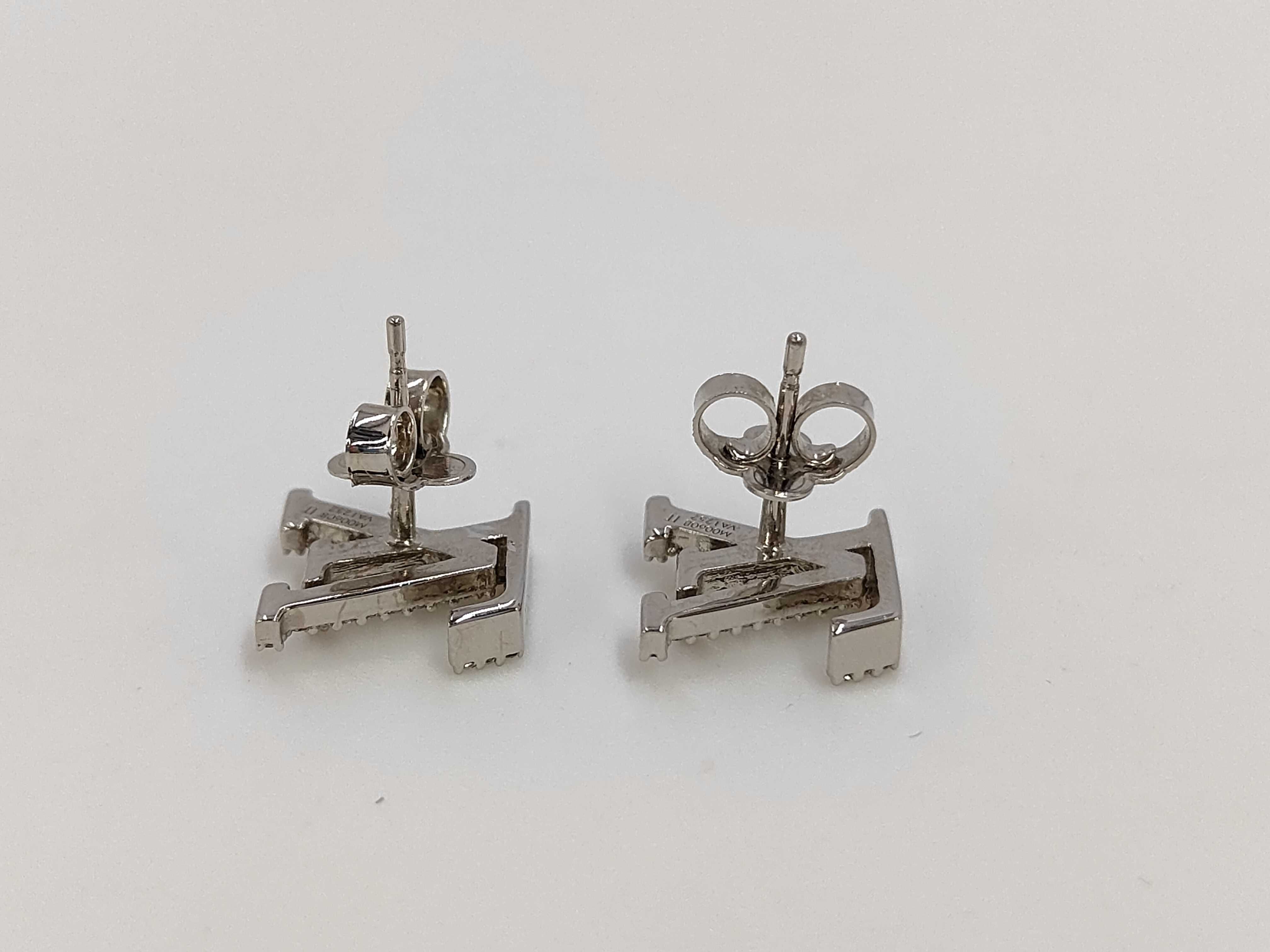 Iconic Strass Silver Earrings — view 7