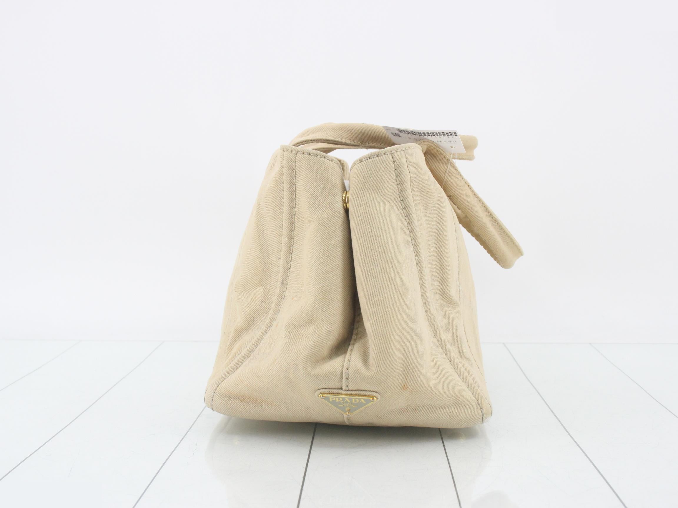 Canapa Canvas Tote Bag, Beige — view 4
