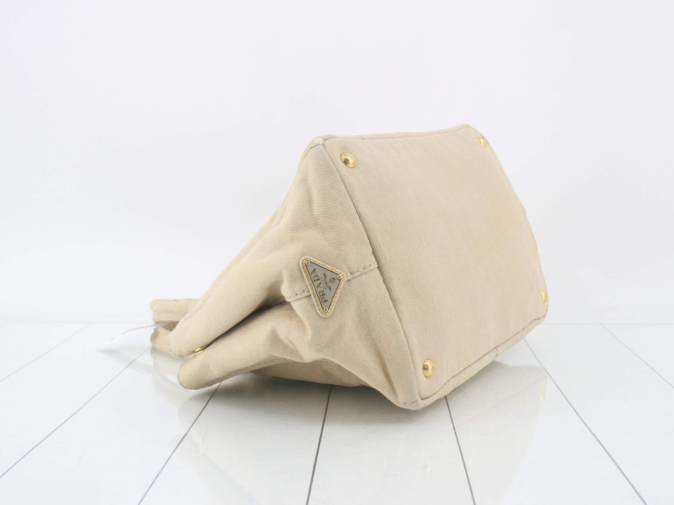 Canapa Canvas Tote Bag, Beige — view 5