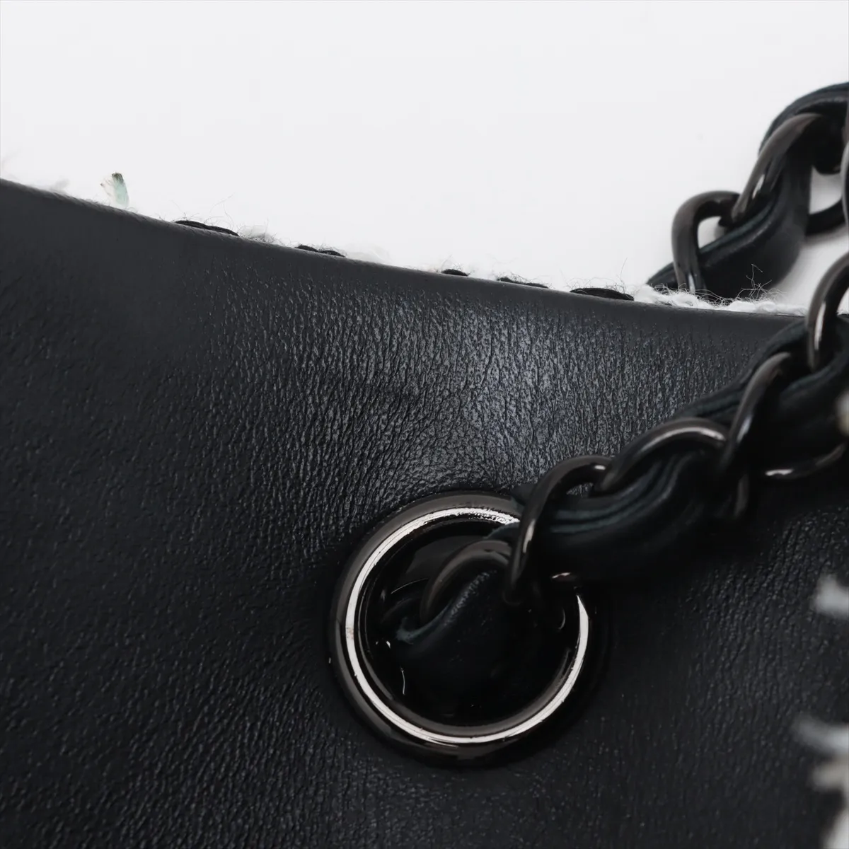 [Individually wrapped] Chanel Mini Matelasse 20 Tweed Single Flap Single Chain Bag Multicolor Black Hardware XGXPU62G Random Plate A69900 — view 10