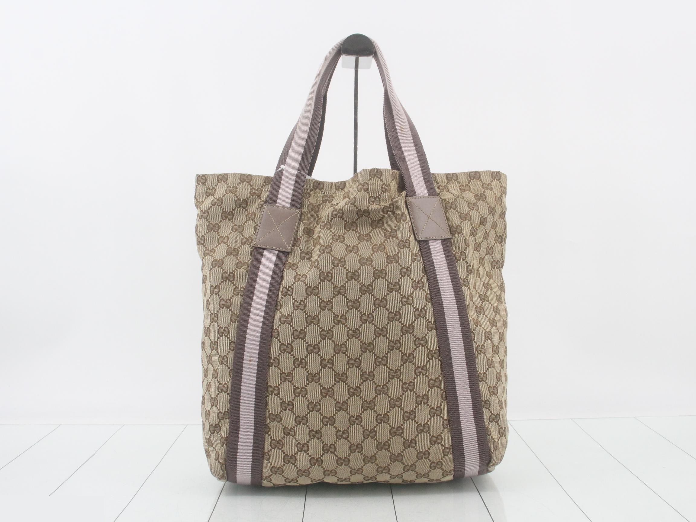 GG Canvas Tote Bag, Beige — view 2