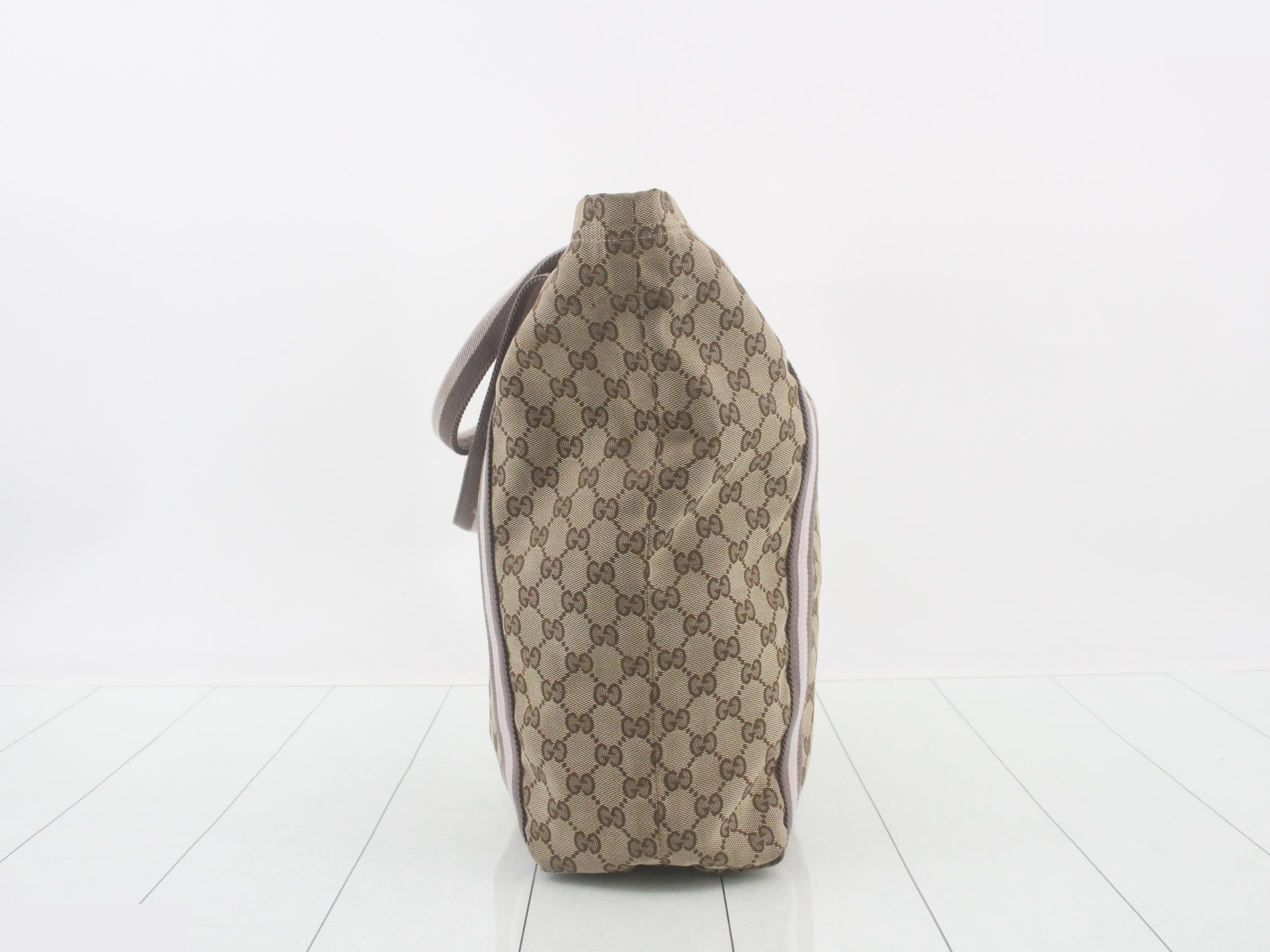GG Canvas Tote Bag, Beige — view 4