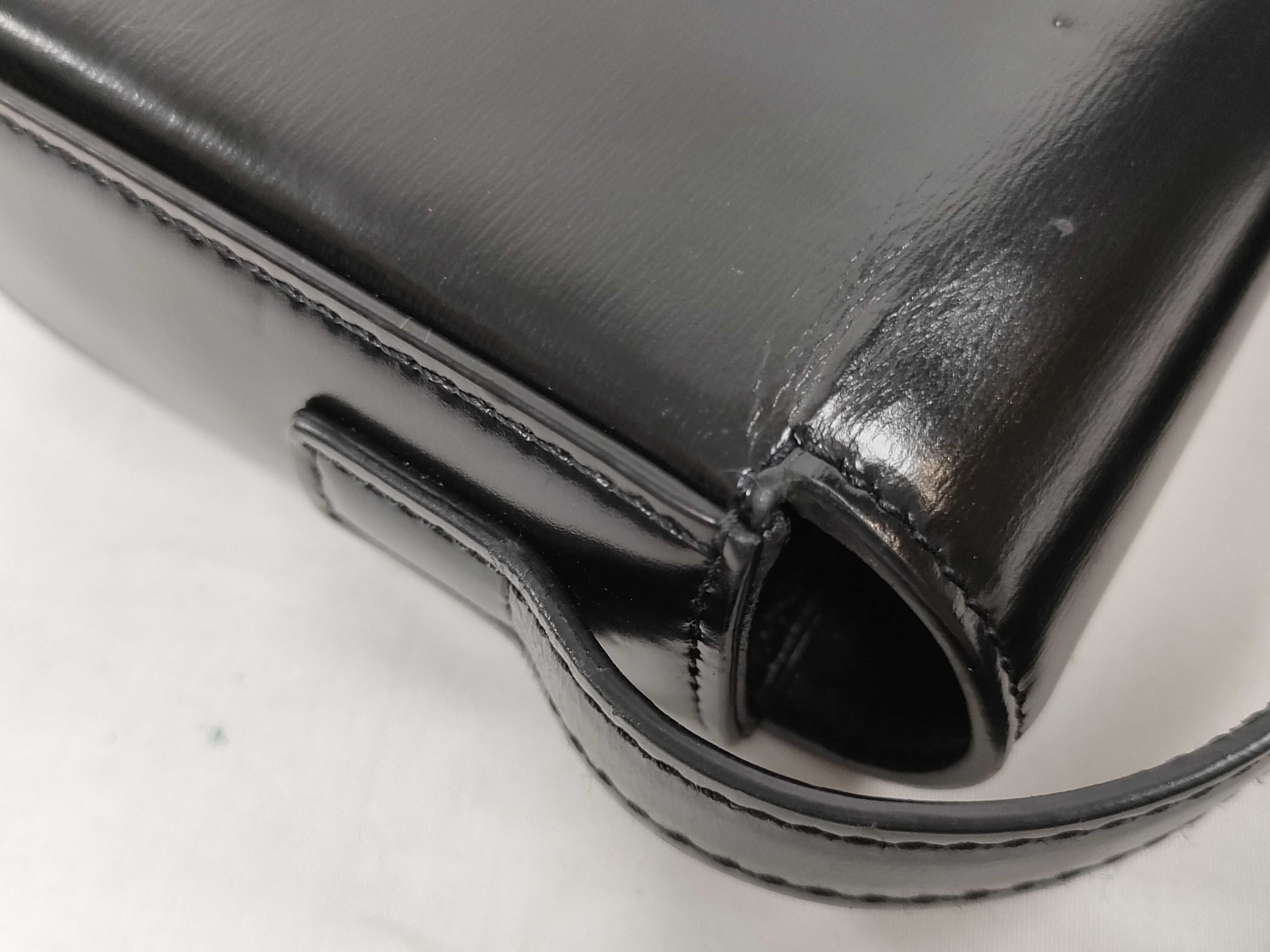 Triomphe Teen Leather Shoulder Bag — view 12