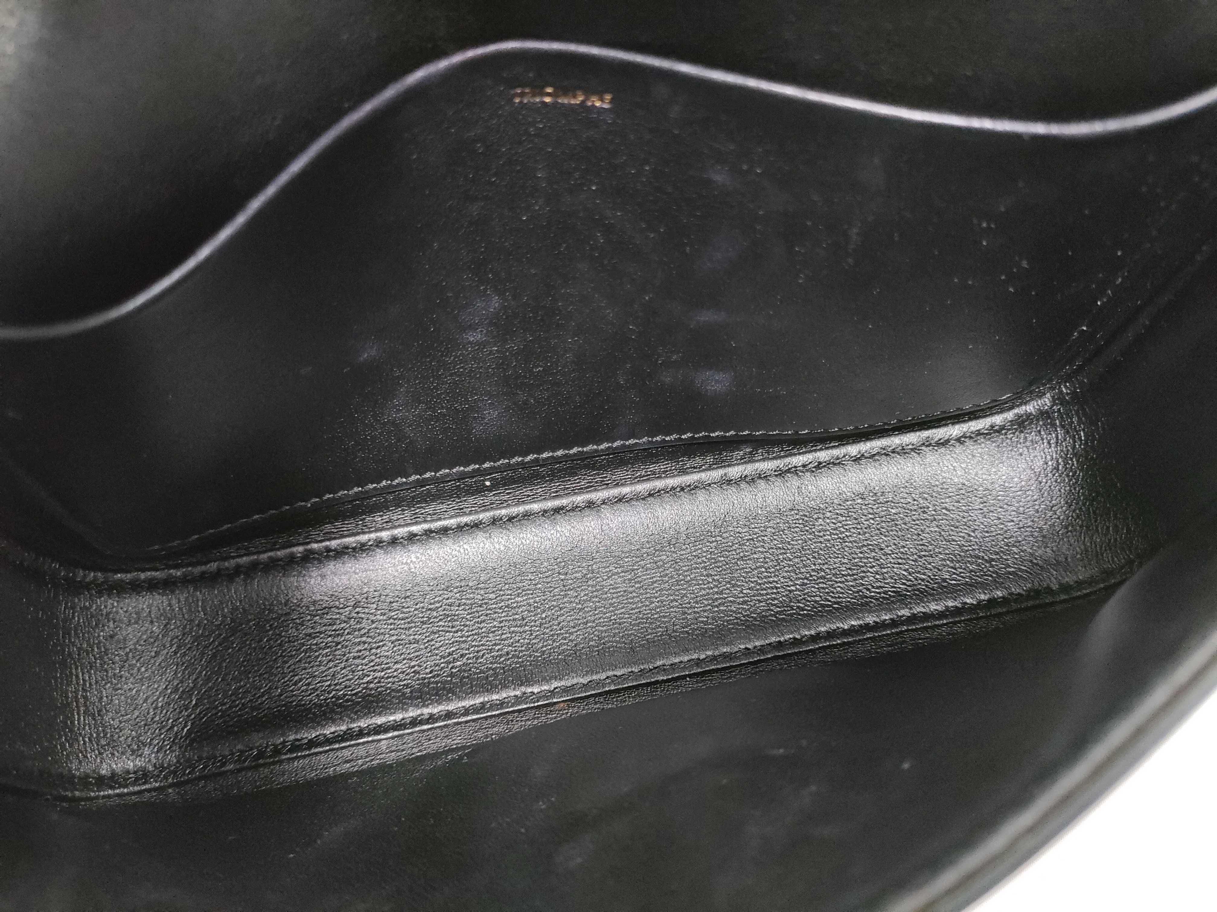 Triomphe Teen Leather Shoulder Bag — view 8