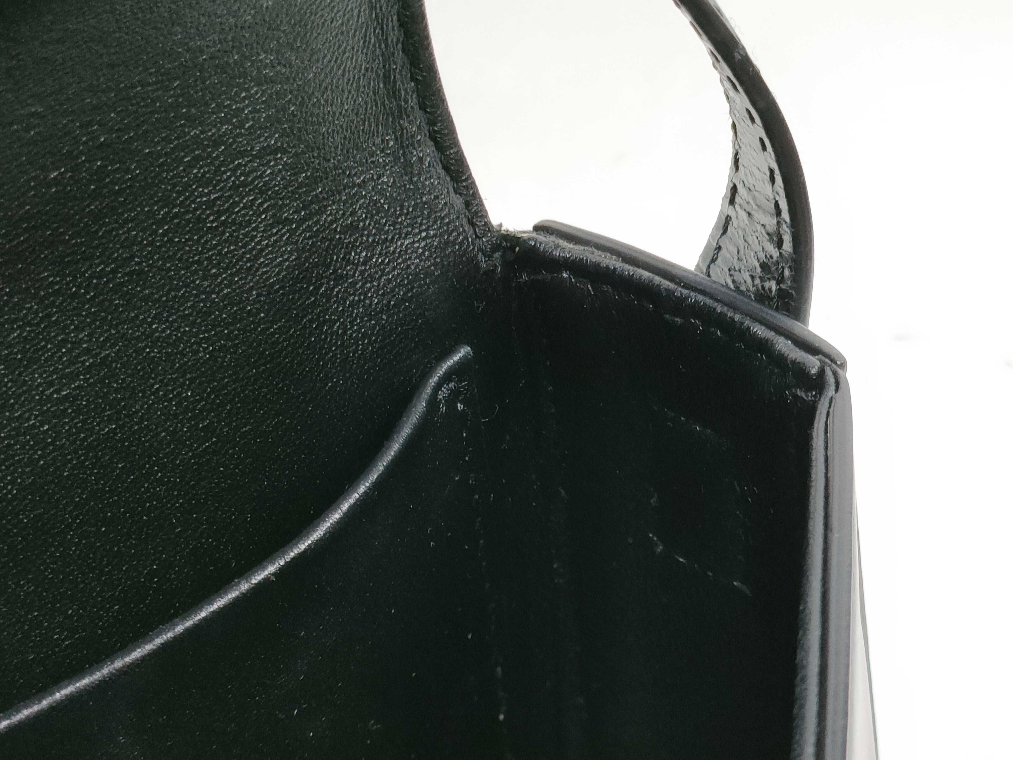 Triomphe Teen Leather Shoulder Bag — view 10