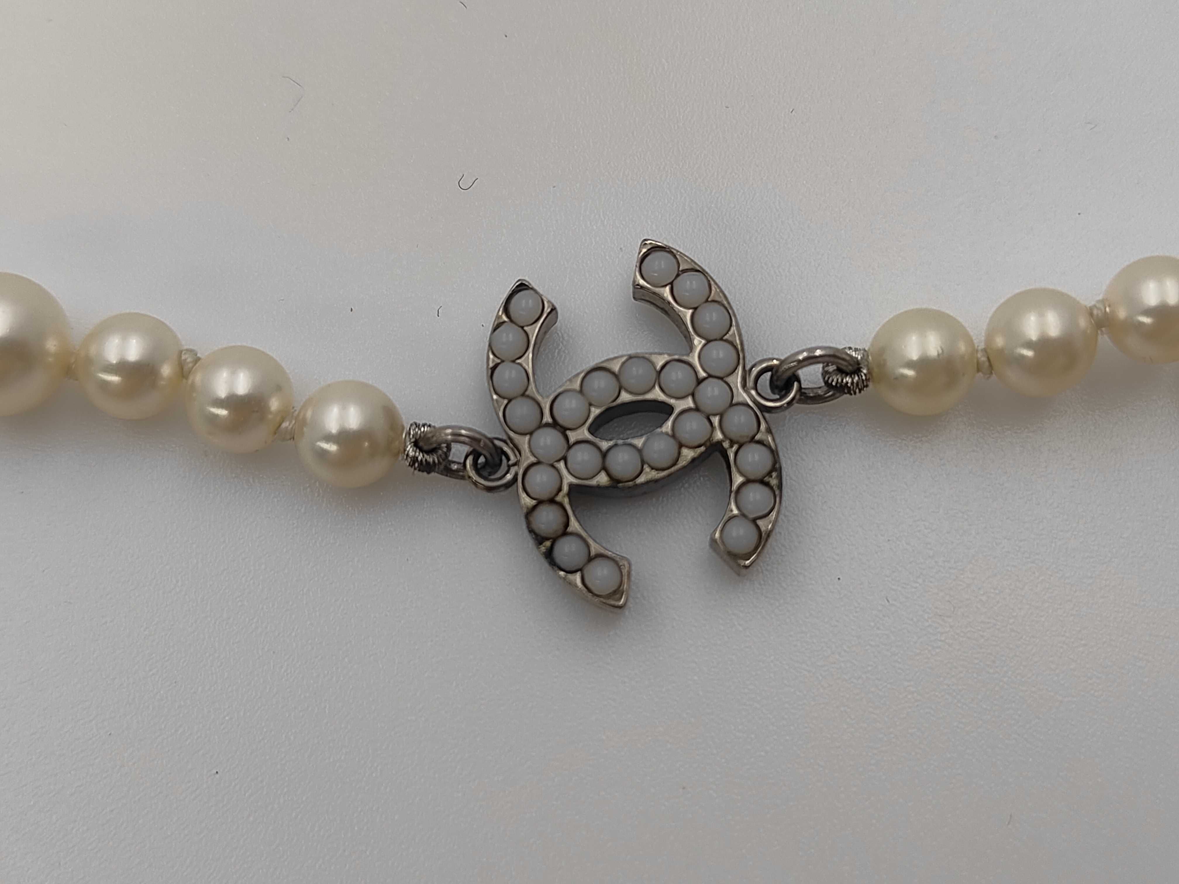 necklace, Coco Mark pearl long necklace.