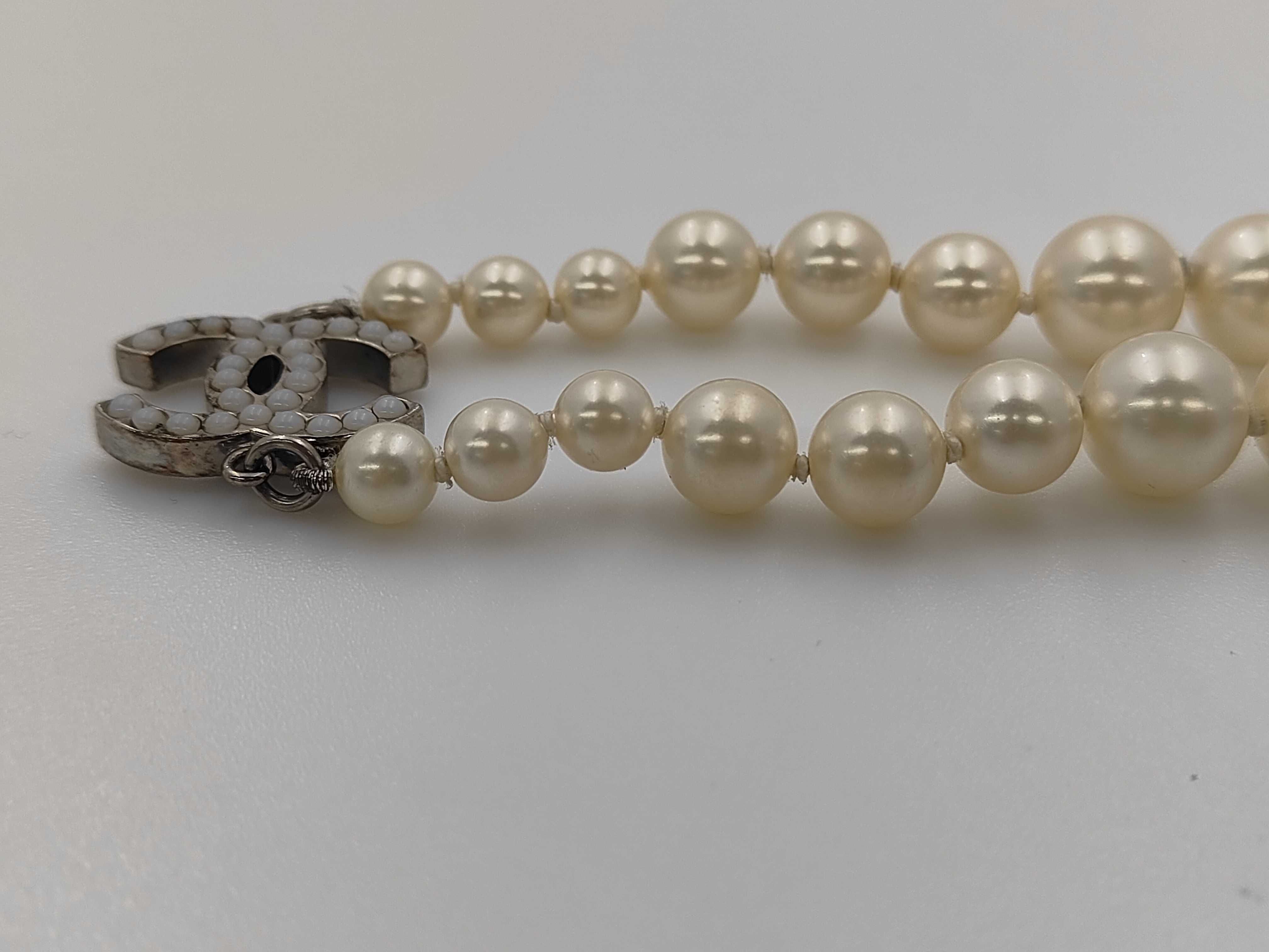 necklace, Coco Mark pearl long necklace. — view 2