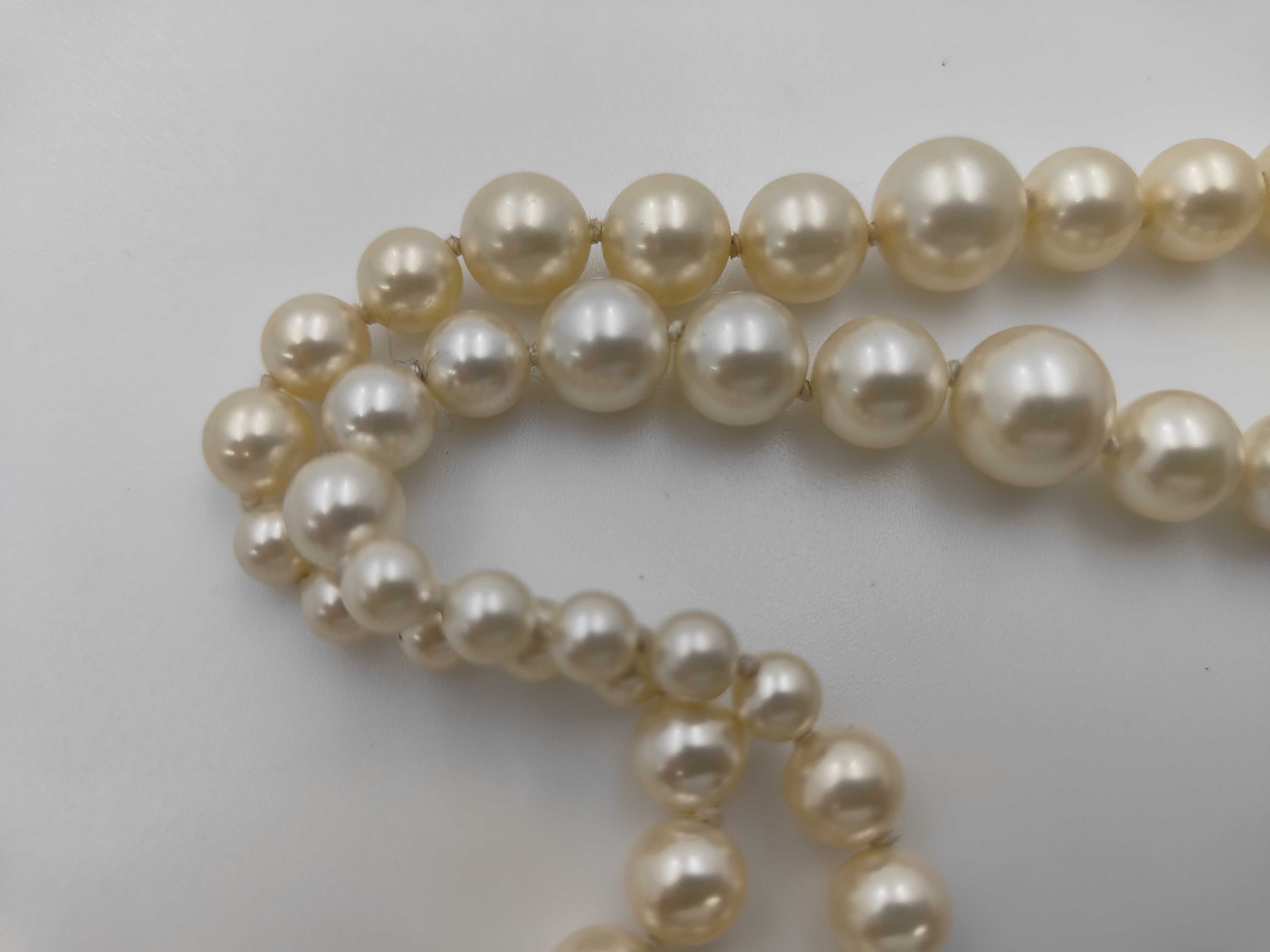 necklace, Coco Mark pearl long necklace. — view 3