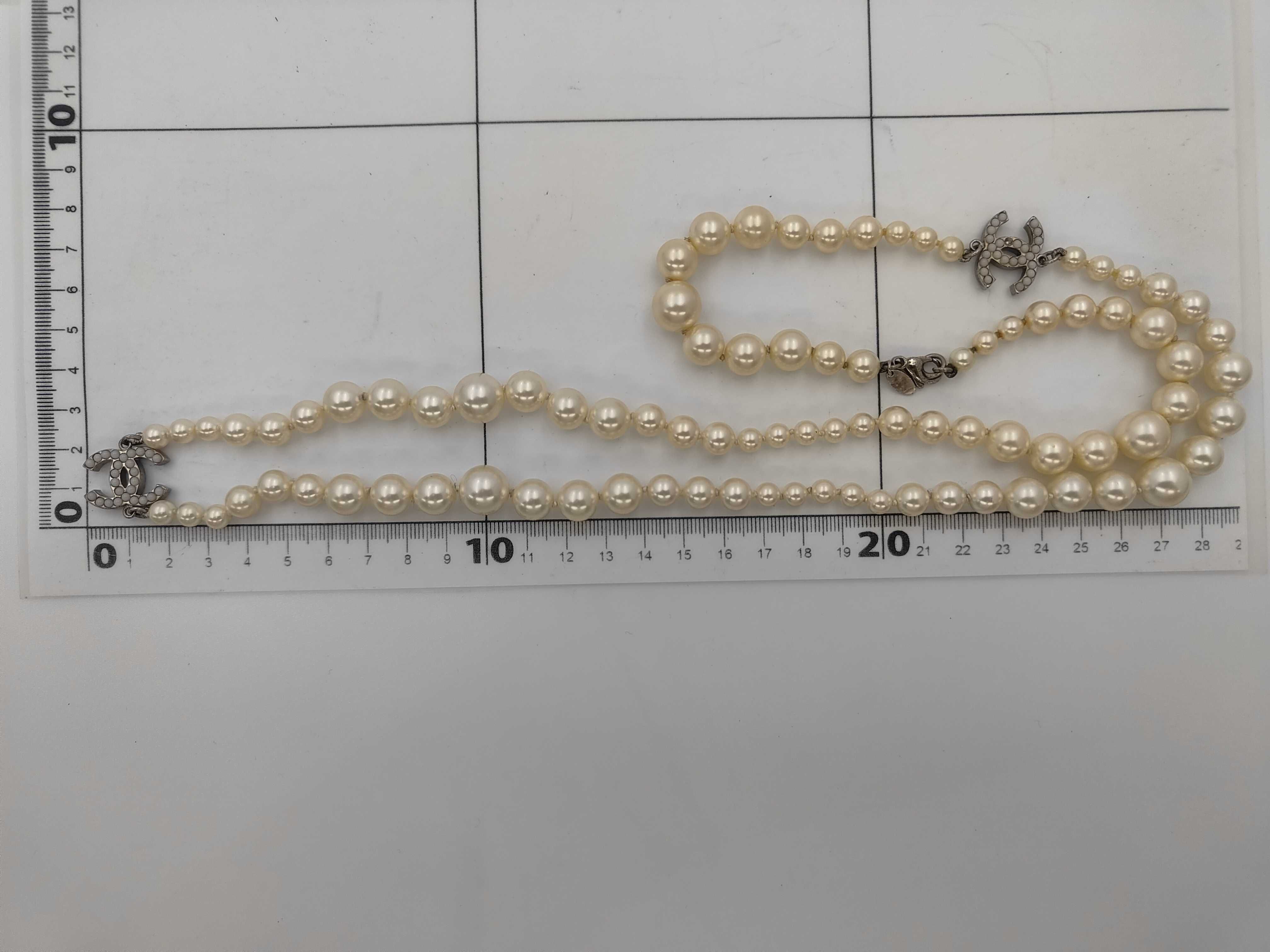 necklace, Coco Mark pearl long necklace. — view 5