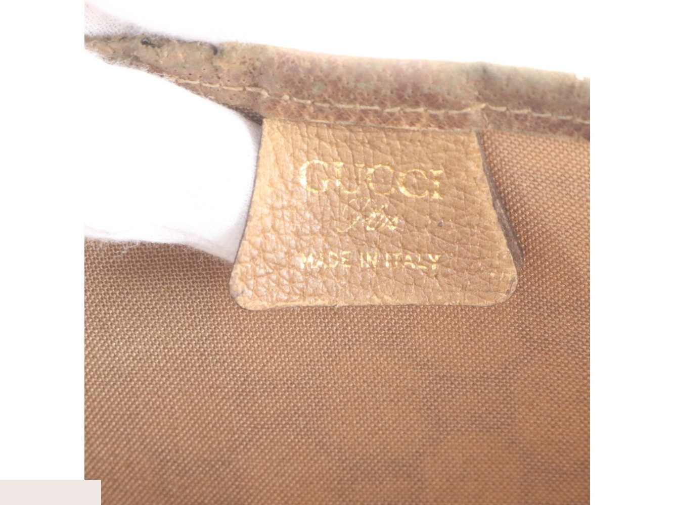Sherry Line GG Plus Leather Tote Bag Shoulder Bag — view 8