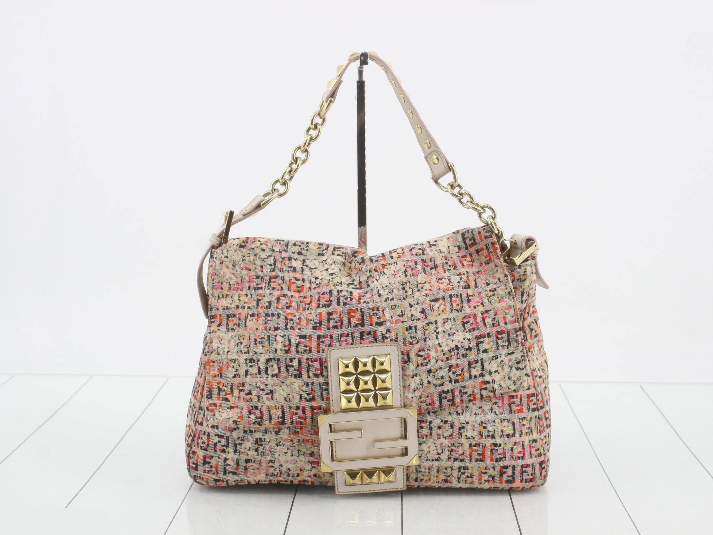 Mamma Baguette Zucchino Pattern One-Shoulder Bag
