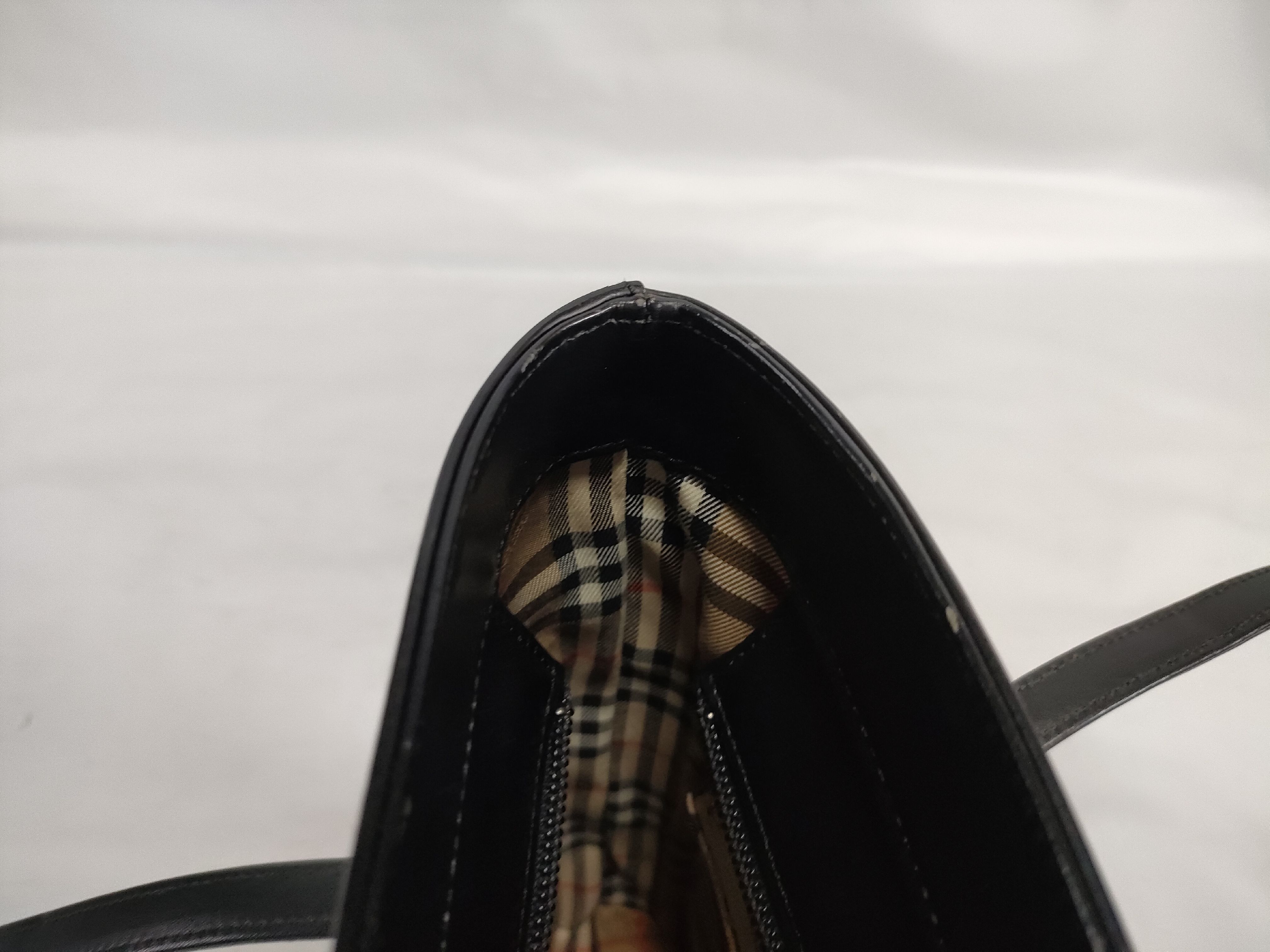 Leather Tote Bag (Black) — view 11