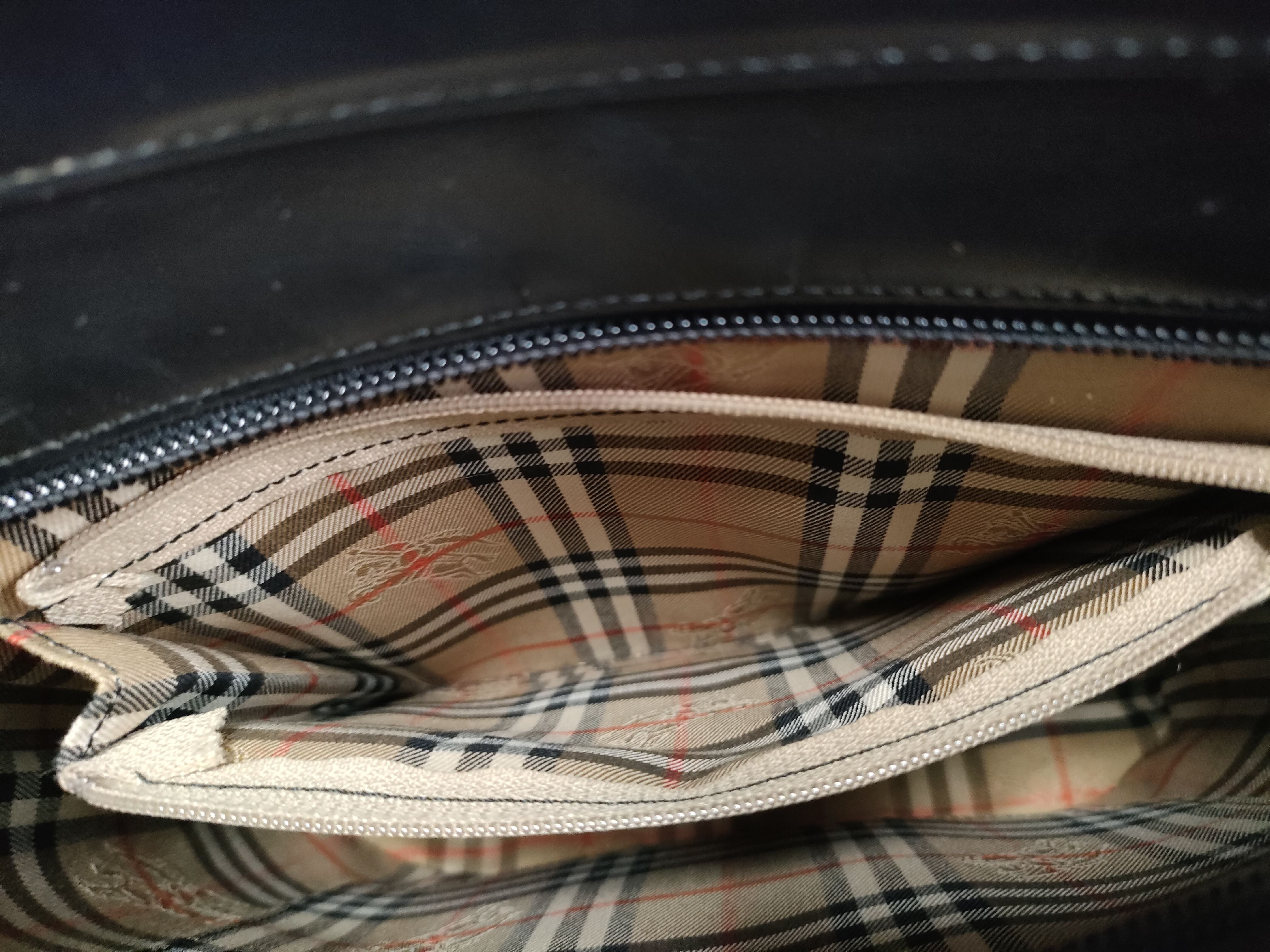 Leather Tote Bag (Black) — view 13