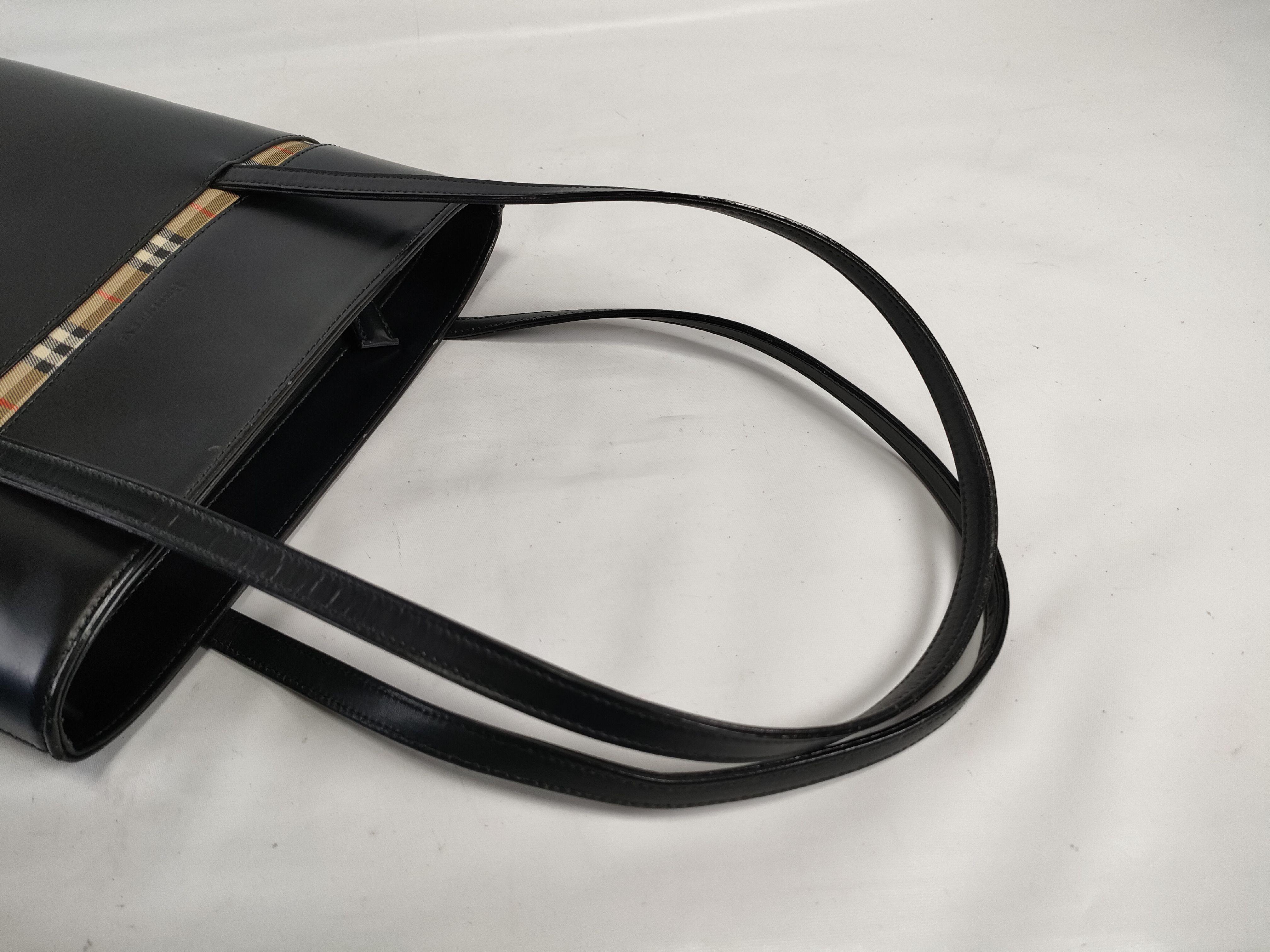 Leather Tote Bag (Black) — view 3