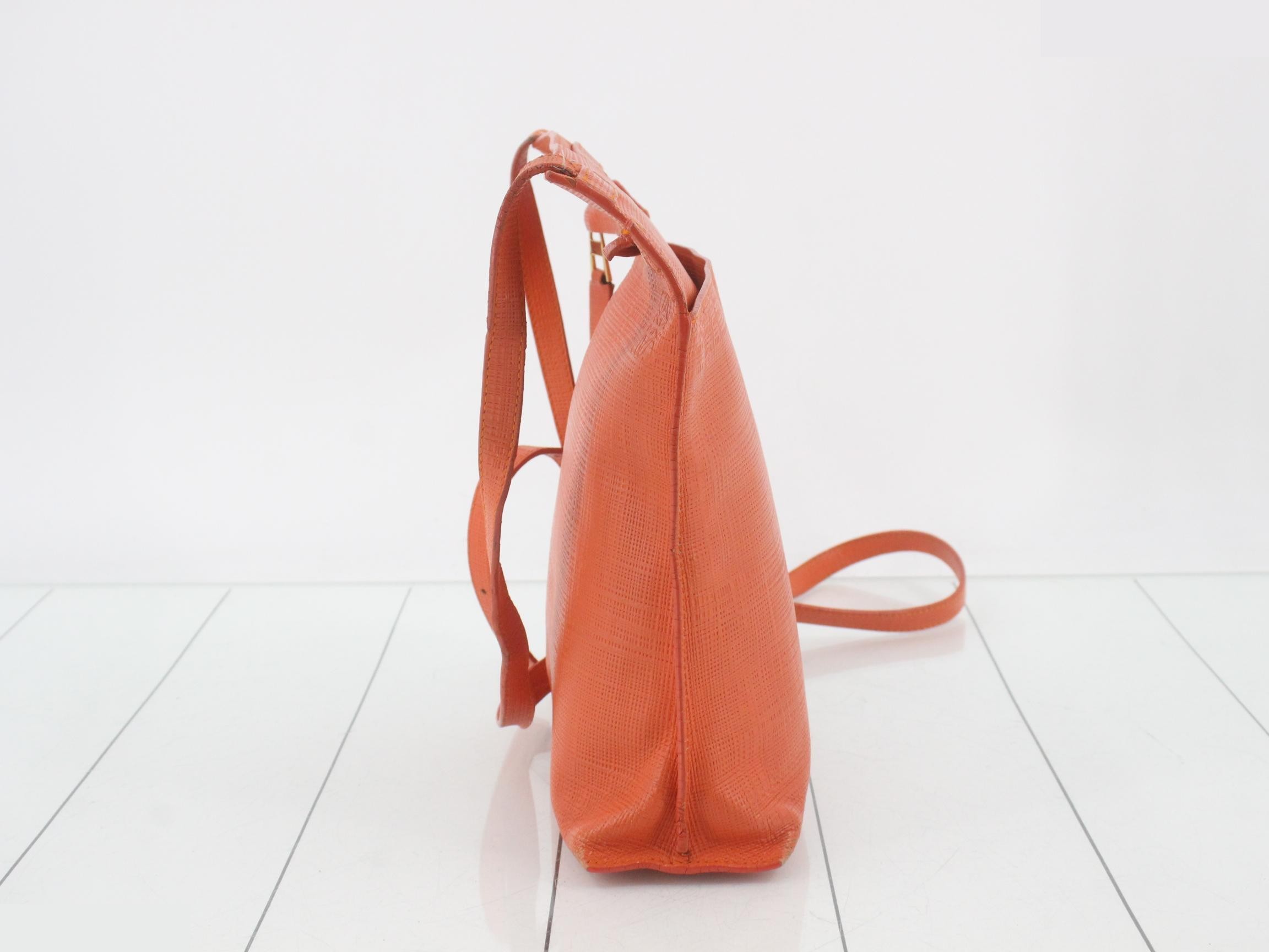 orange shoulder bag — view 3