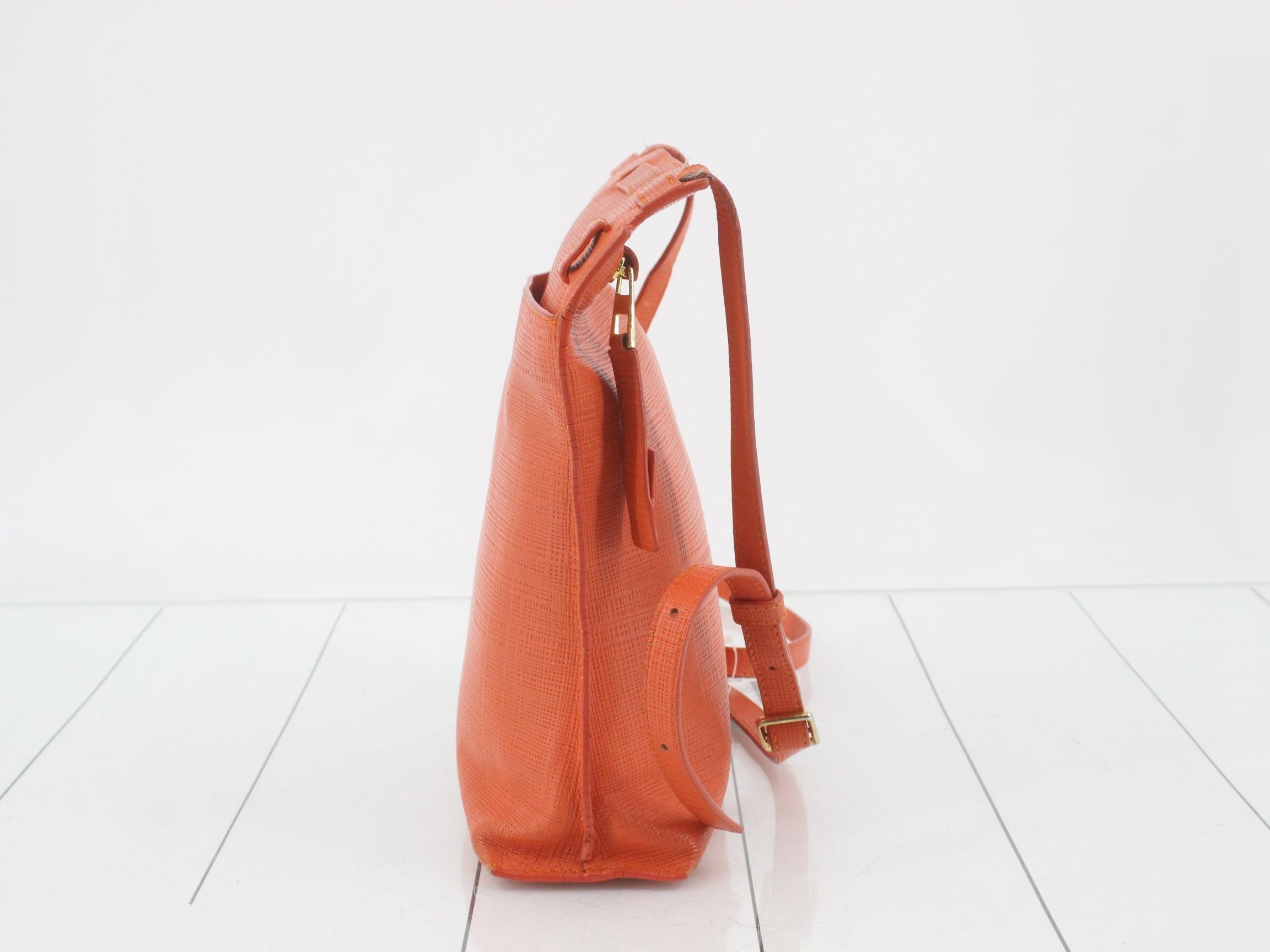 orange shoulder bag — view 4