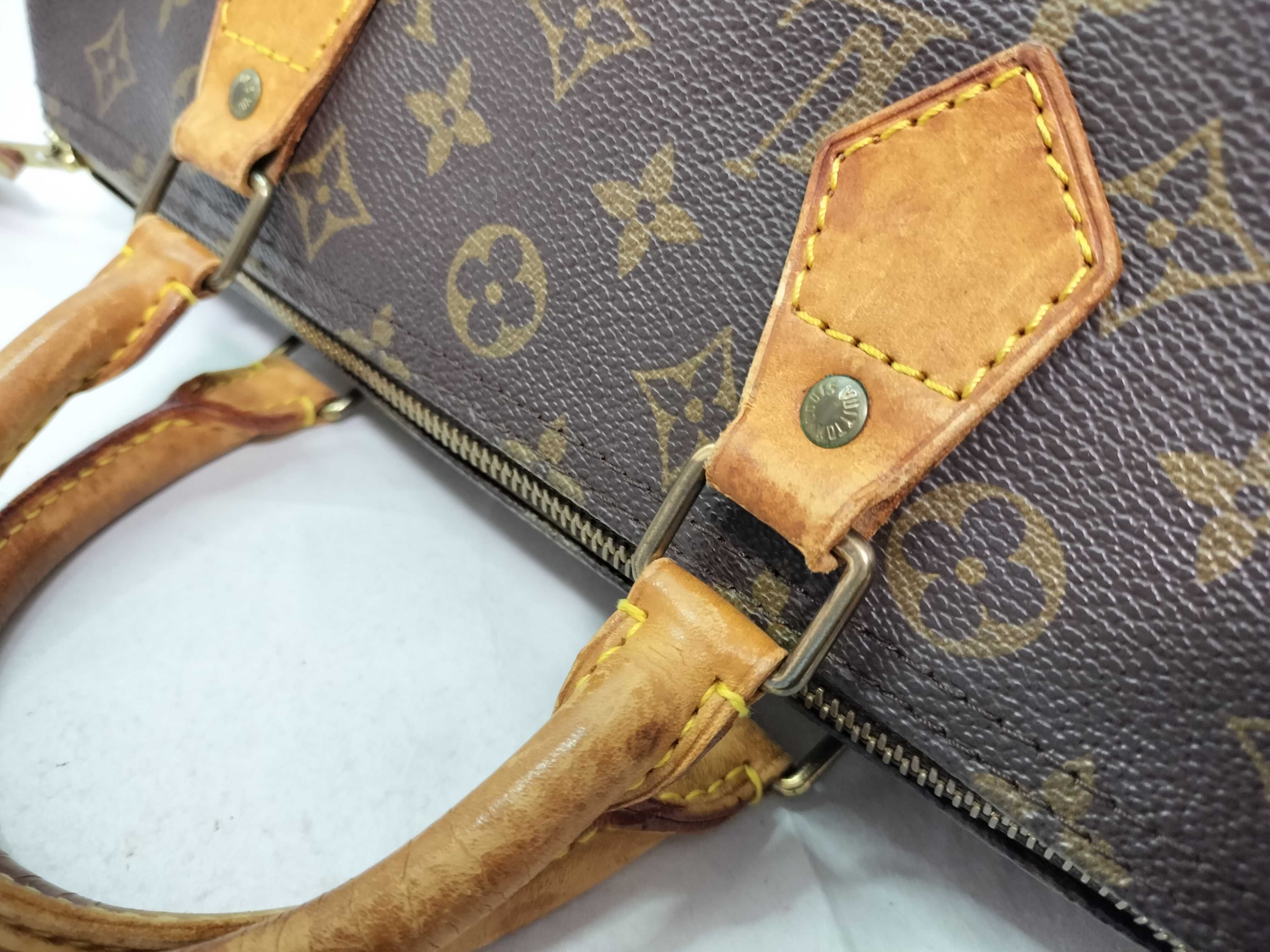 Monogram Louis Vuitton Handbag Monogram Speedy 30 Boston Bag — view 8