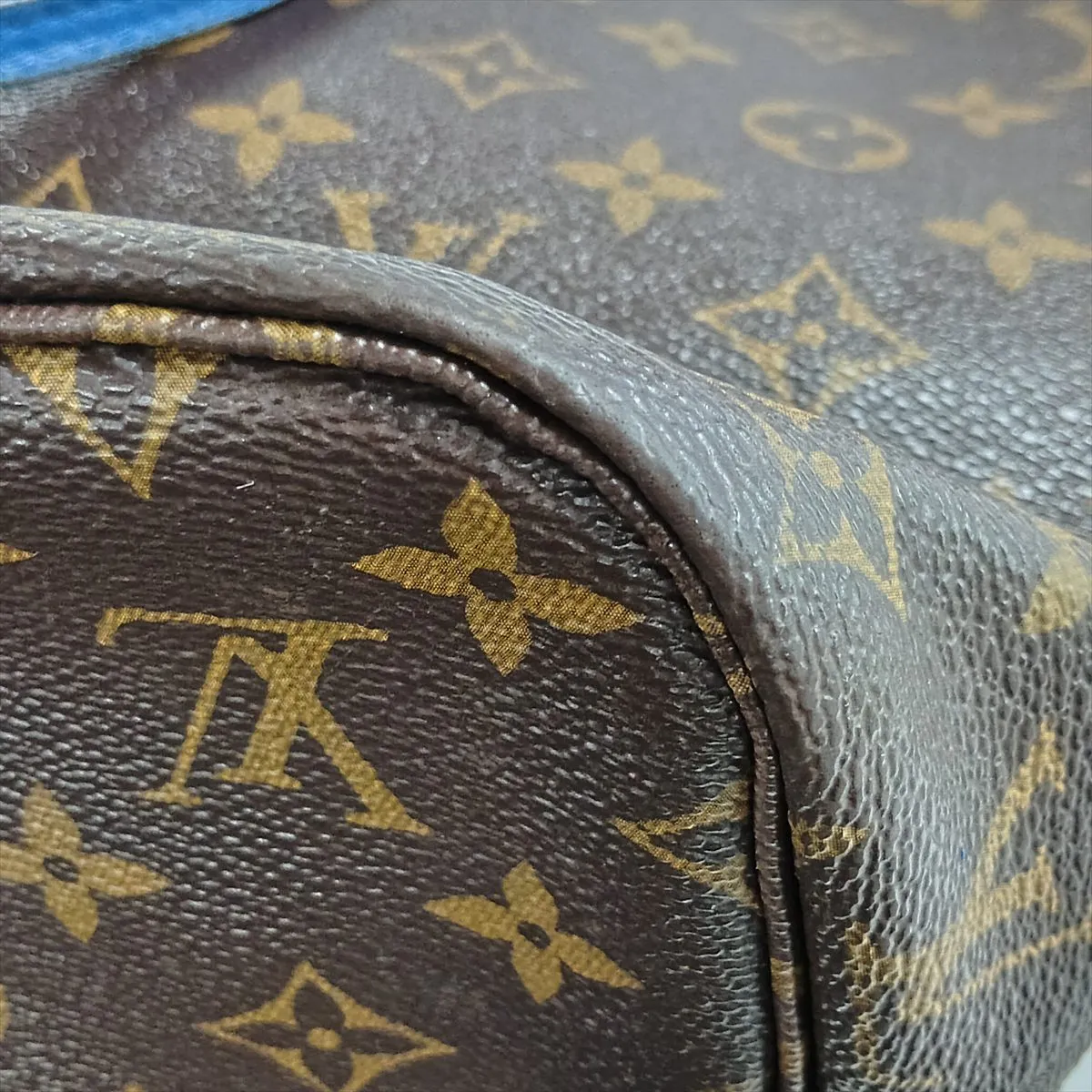 Monogram Ikat Flower Neverfull MM M40938 GI2153 Brown — view 12