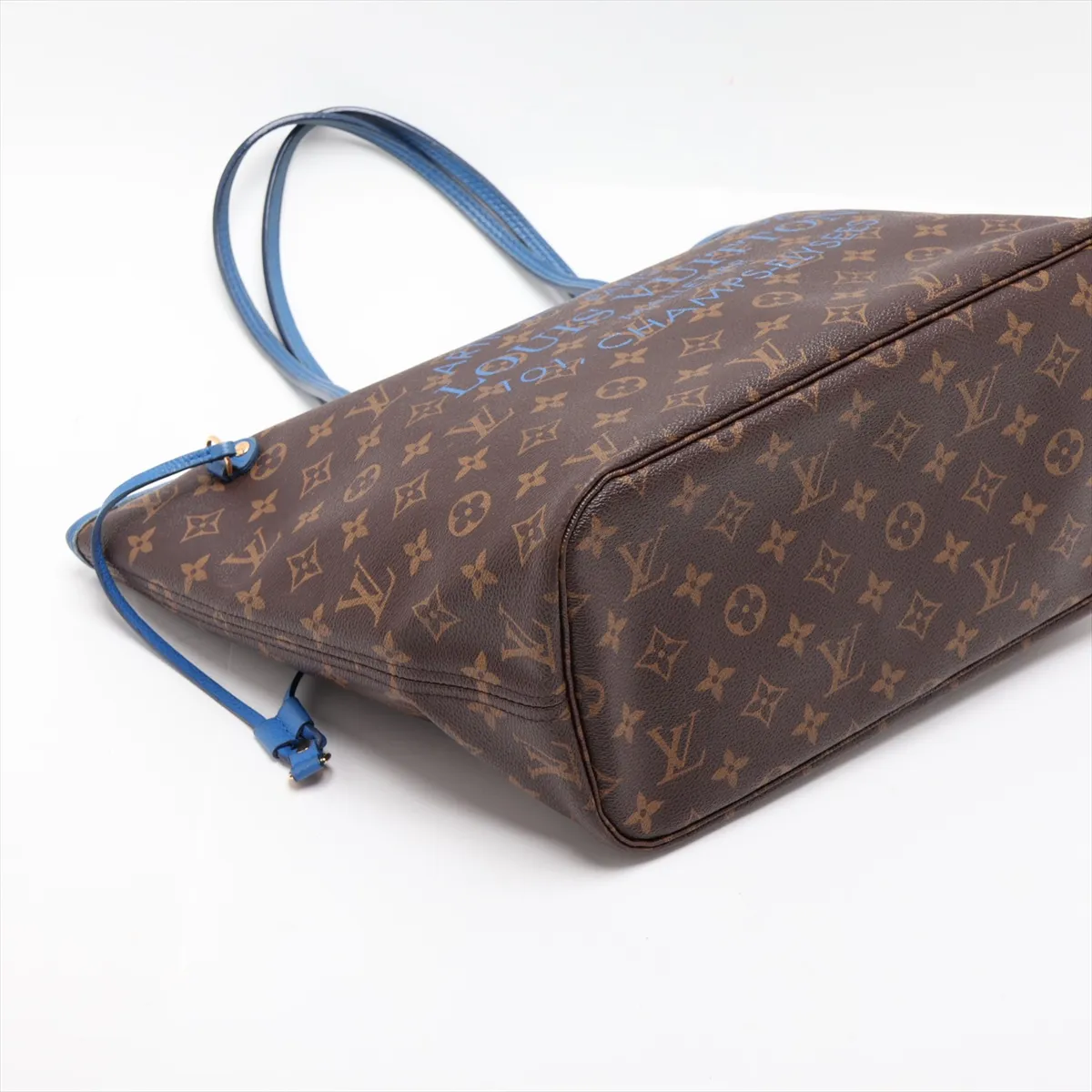 Monogram Ikat Flower Neverfull MM M40938 GI2153 Brown — view 4