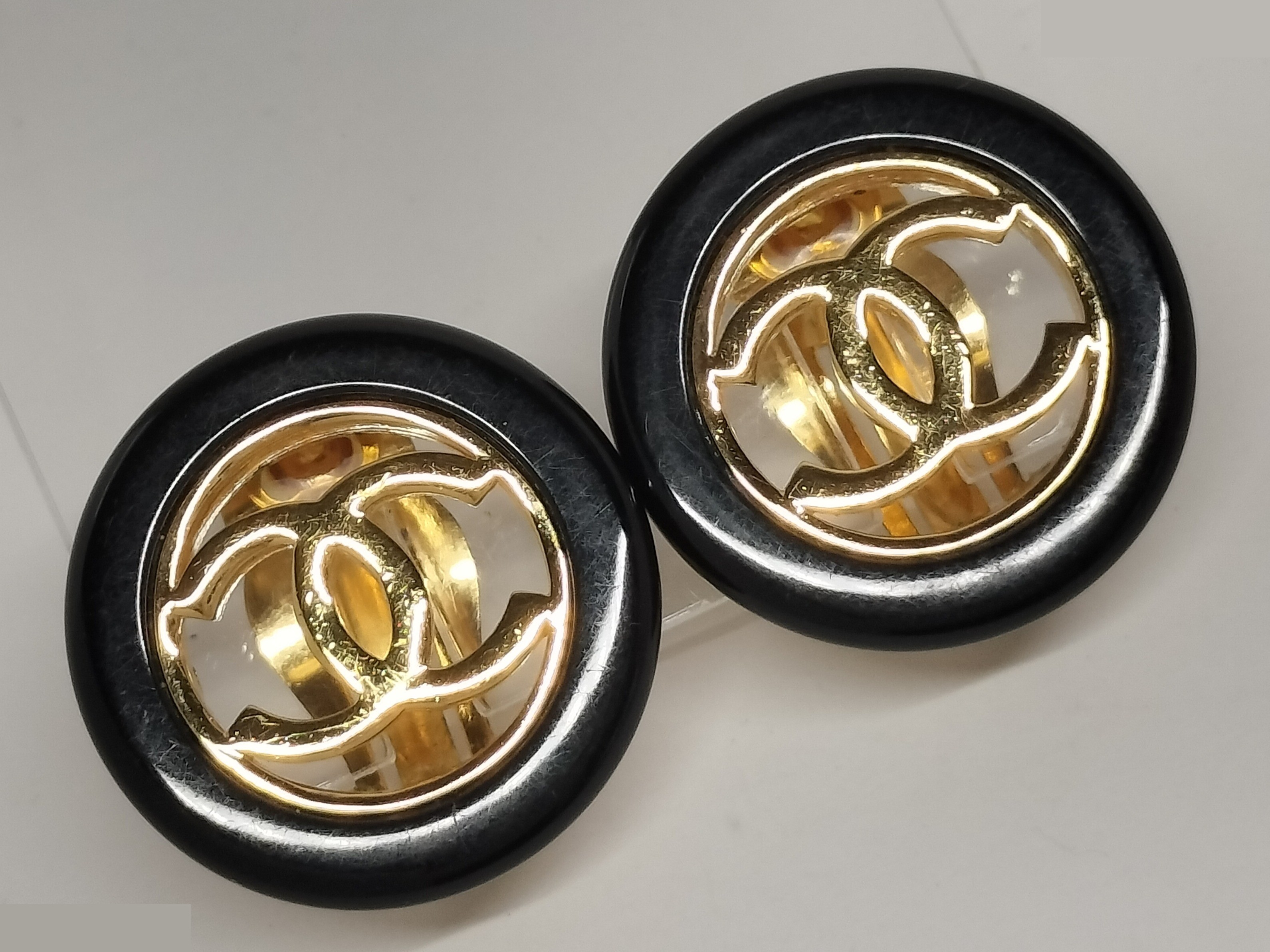 Coco Black Gold Earrings — view 8