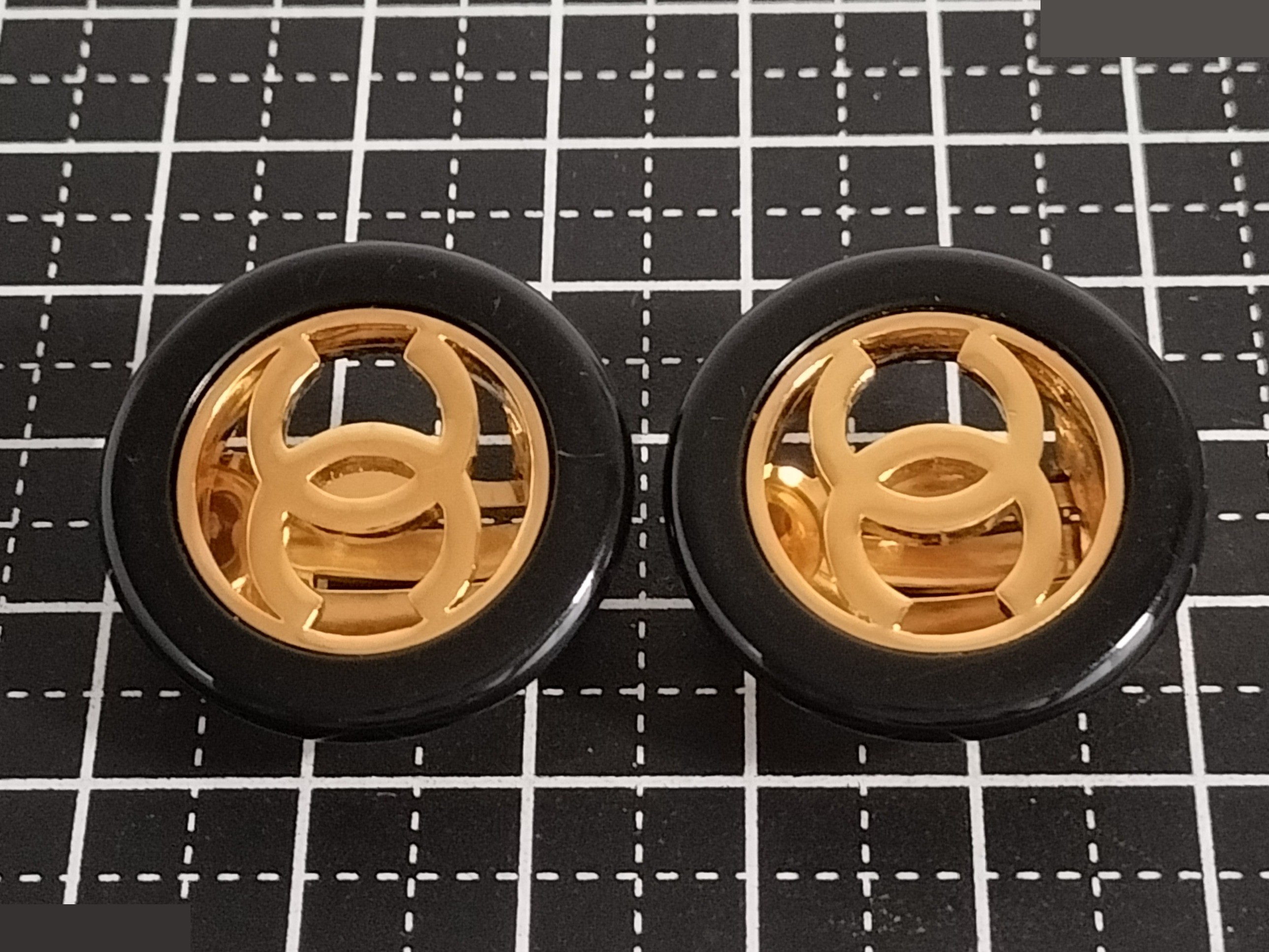 Coco Black Gold Earrings — view 9