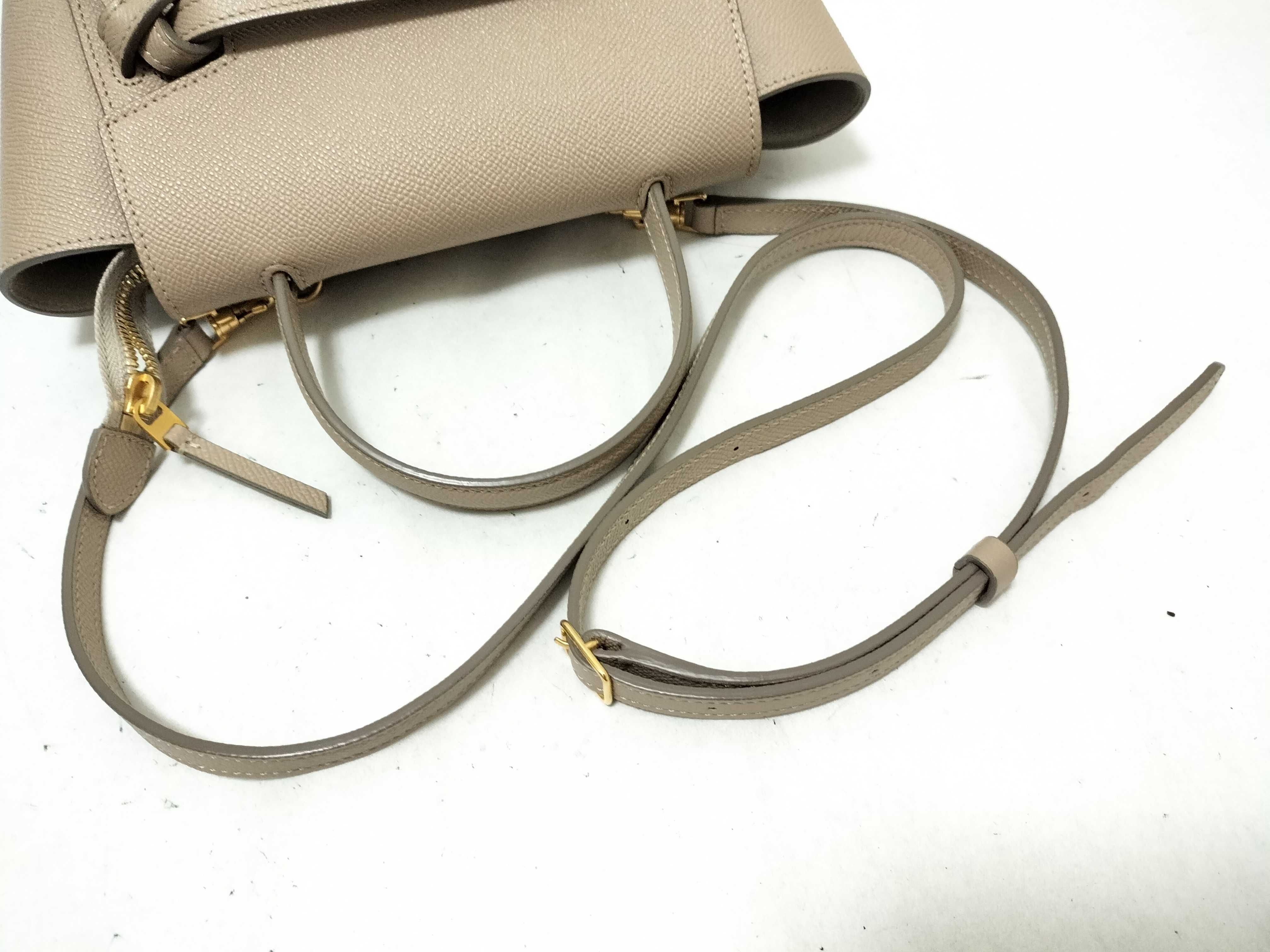 Belt Bag, Beige Handbag — view 6