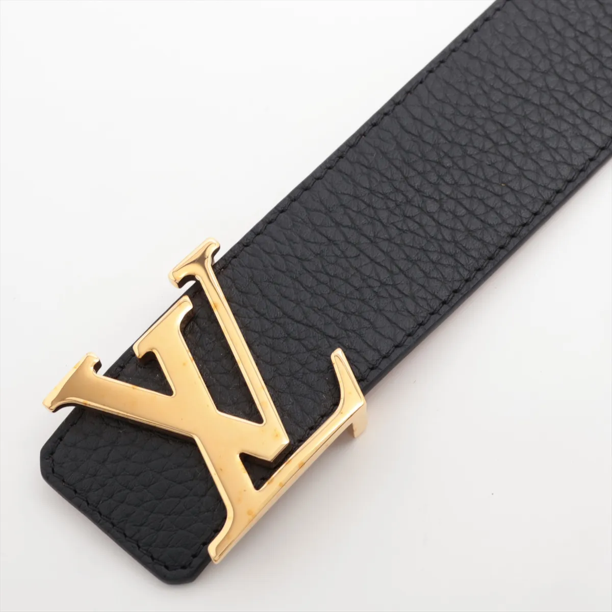 M9151 Ceinture LV Initial JJ4188 Belt 95 Taurillon Black x Brown — view 2