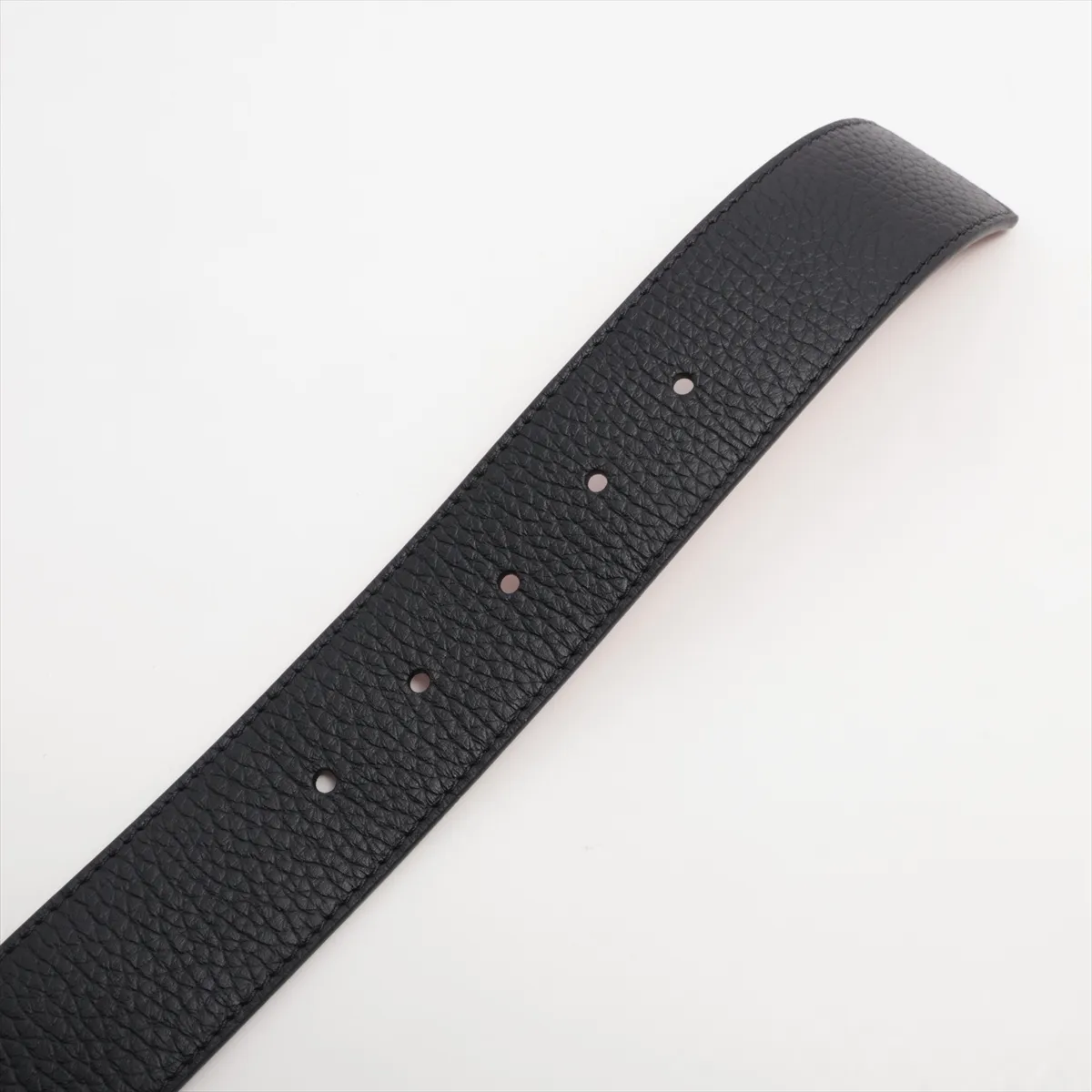 M9151 Ceinture LV Initial JJ4188 Belt 95 Taurillon Black x Brown — view 3