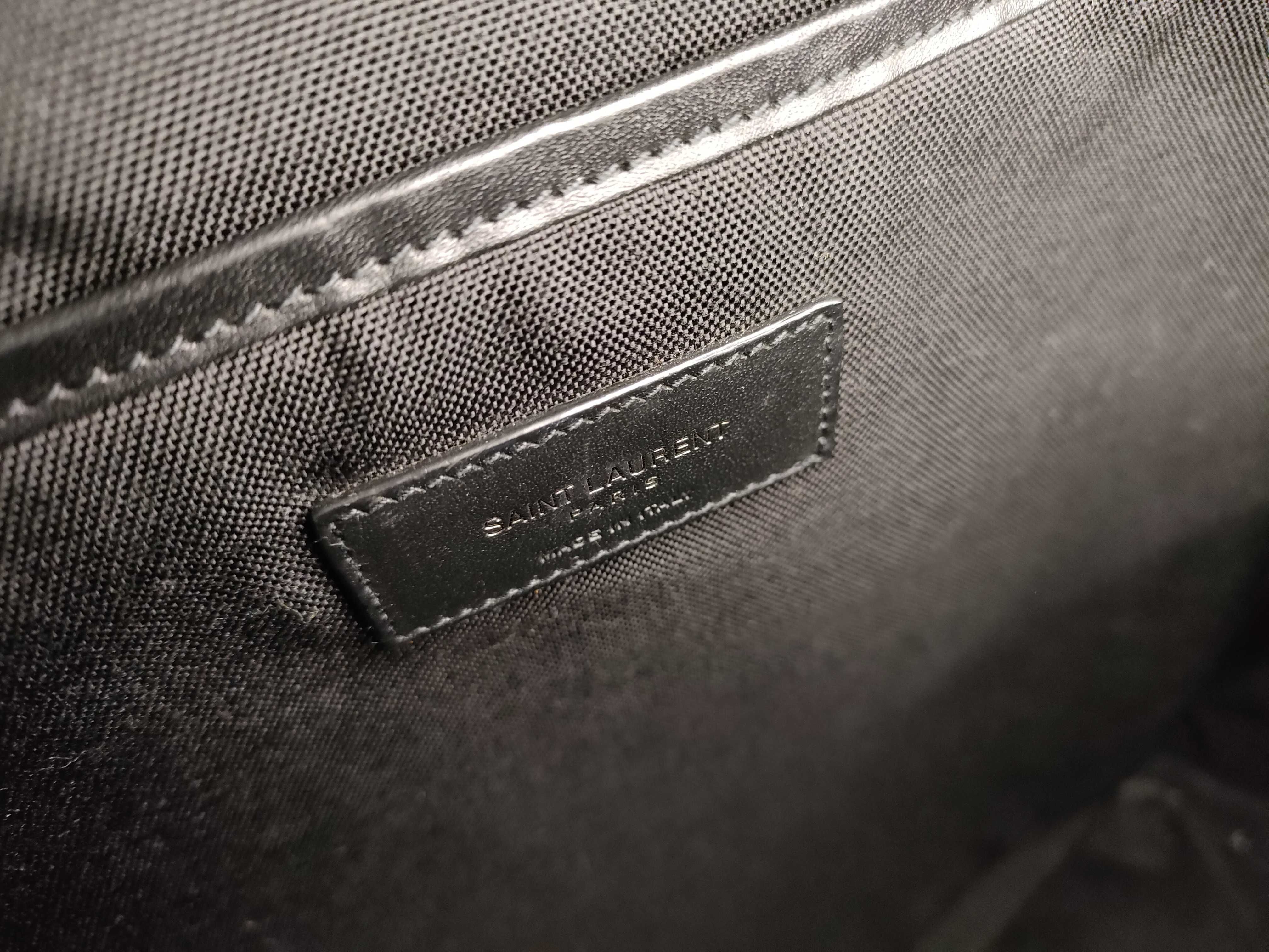 City Canvas x Leather Backpack/Rucksack Black 462807 Backpack — view 11
