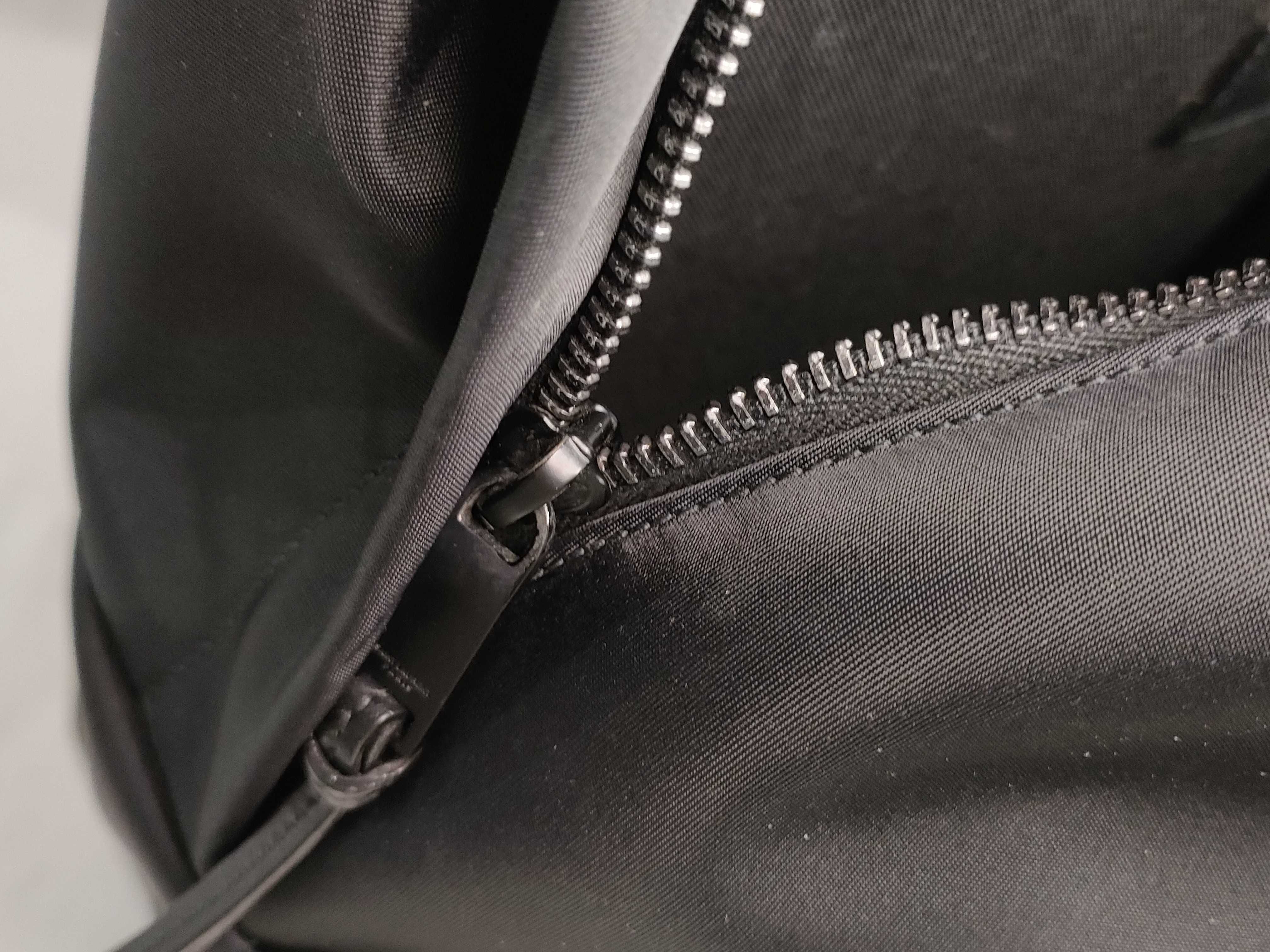 City Canvas x Leather Backpack/Rucksack Black 462807 Backpack — view 13