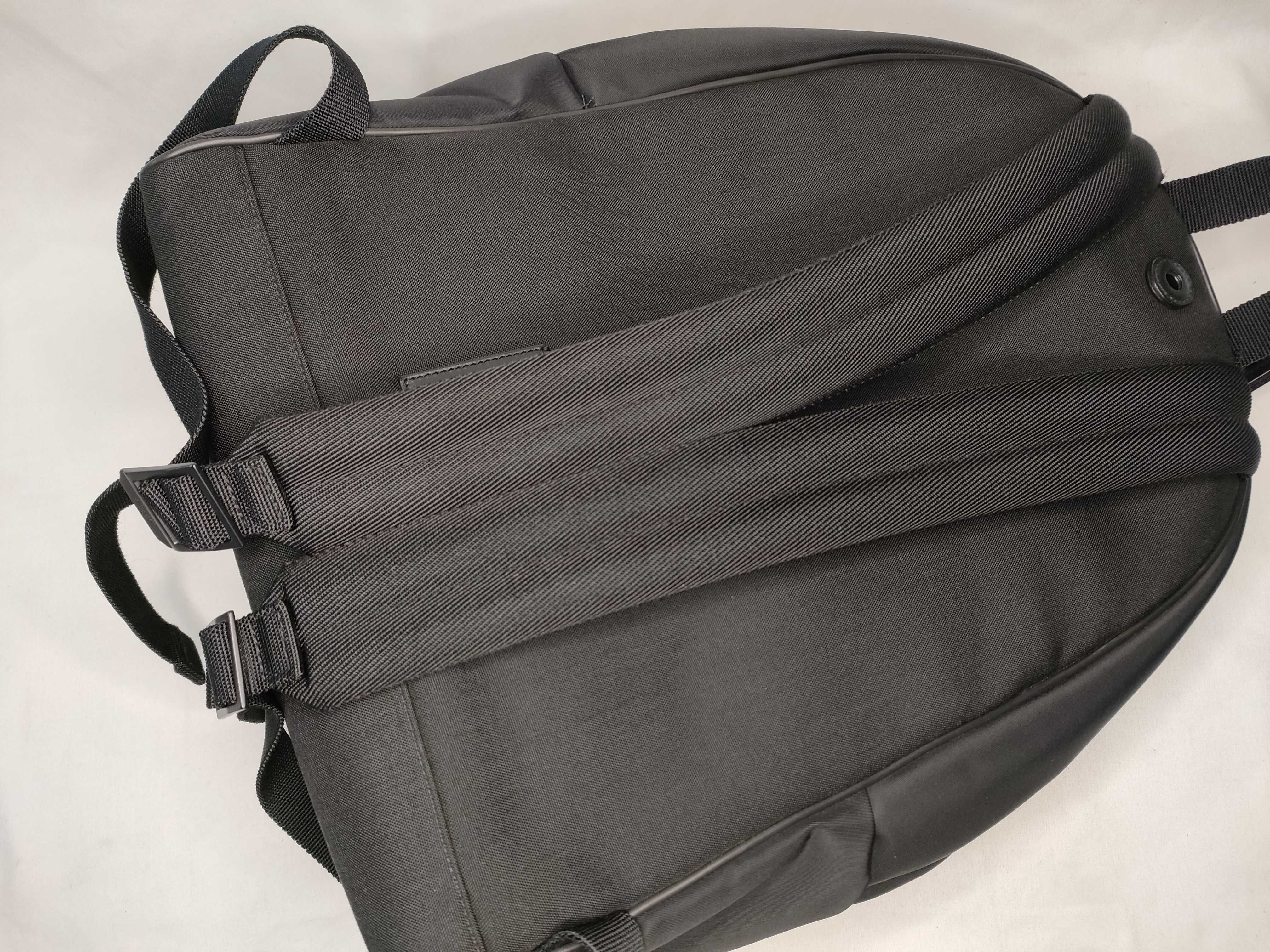 City Canvas x Leather Backpack/Rucksack Black 462807 Backpack — view 3