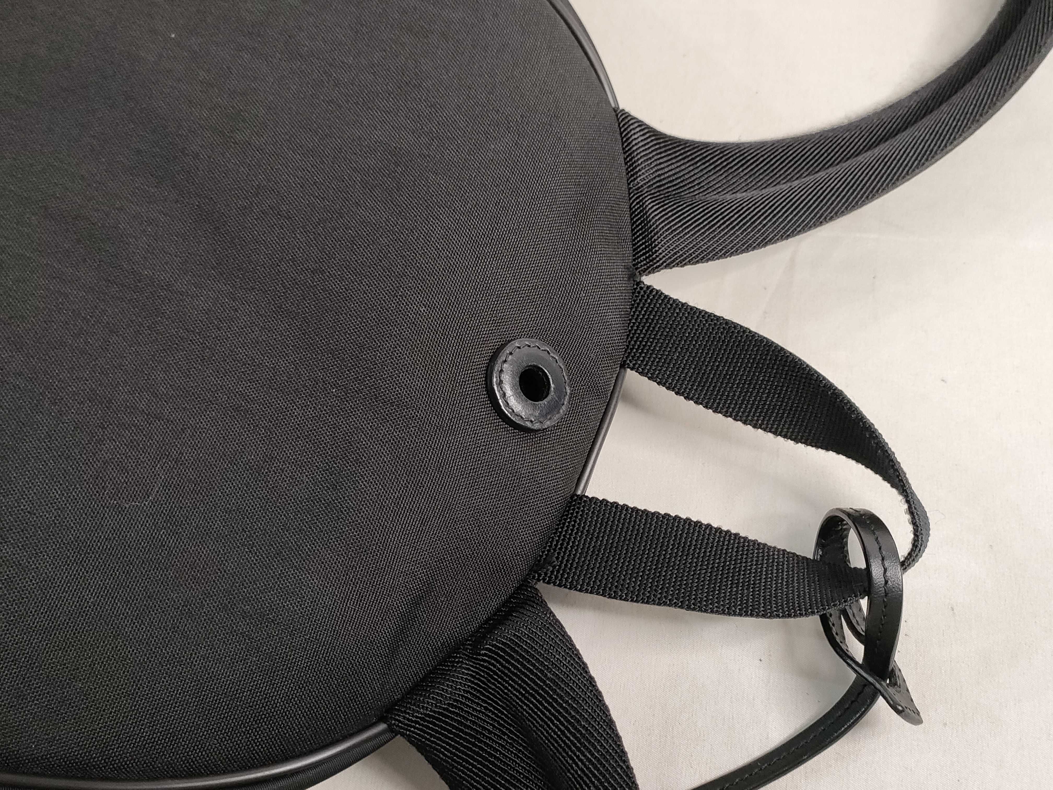 City Canvas x Leather Backpack/Rucksack Black 462807 Backpack — view 5