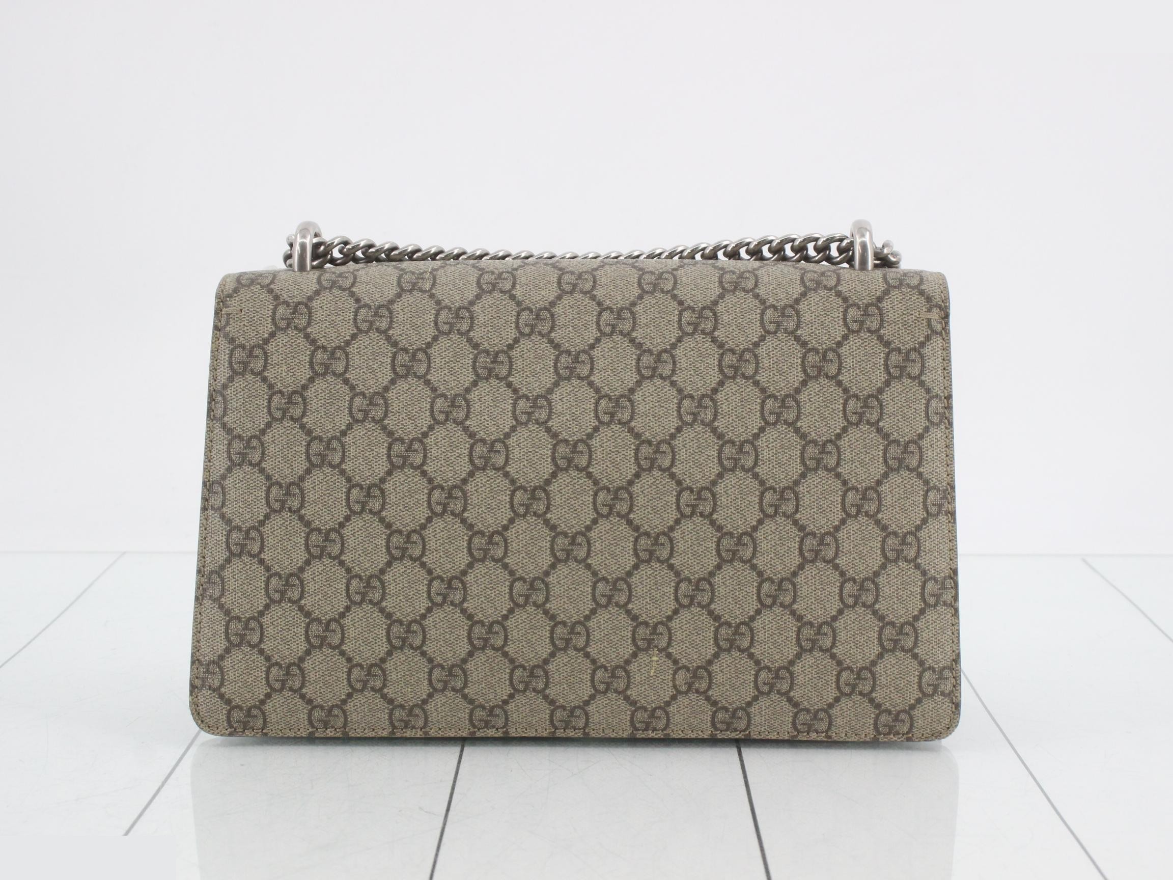 Dionysus GG Supreme Beige Chain Shoulder Bag — view 2