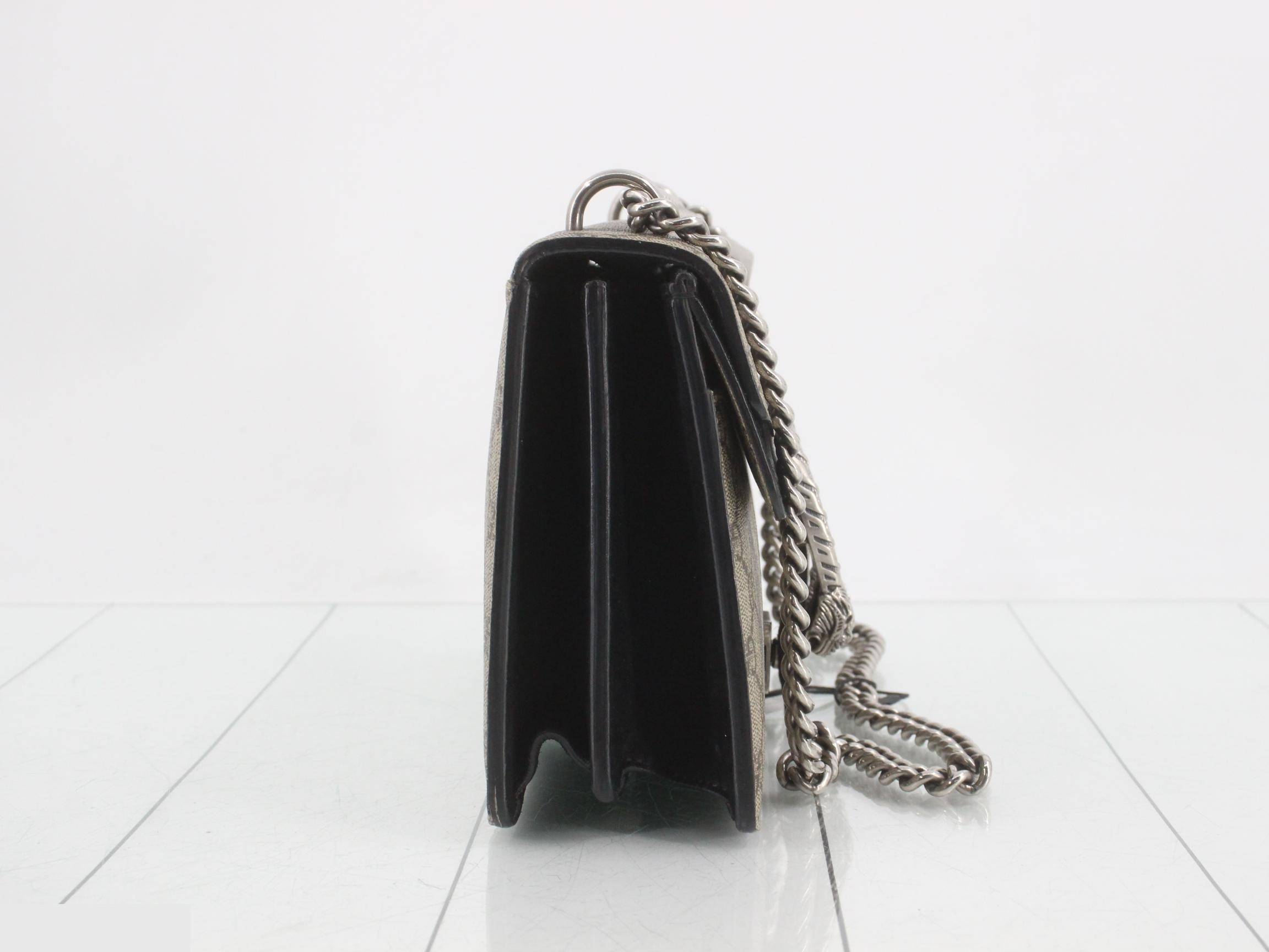Dionysus GG Supreme Beige Chain Shoulder Bag — view 4