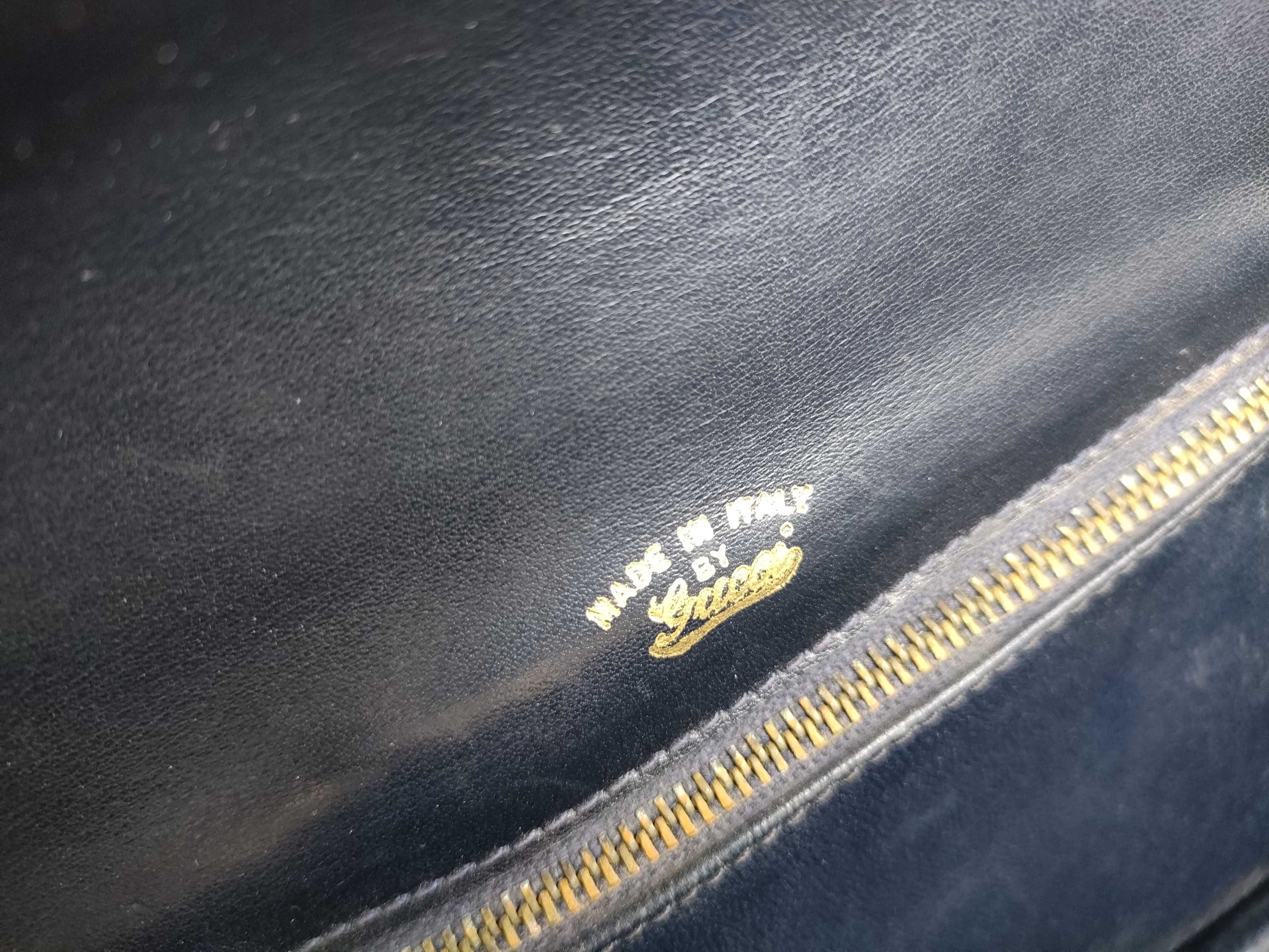 Old One-Shoulder Bag, Horsebit, Sherry Line Shoulder Bag — view 12