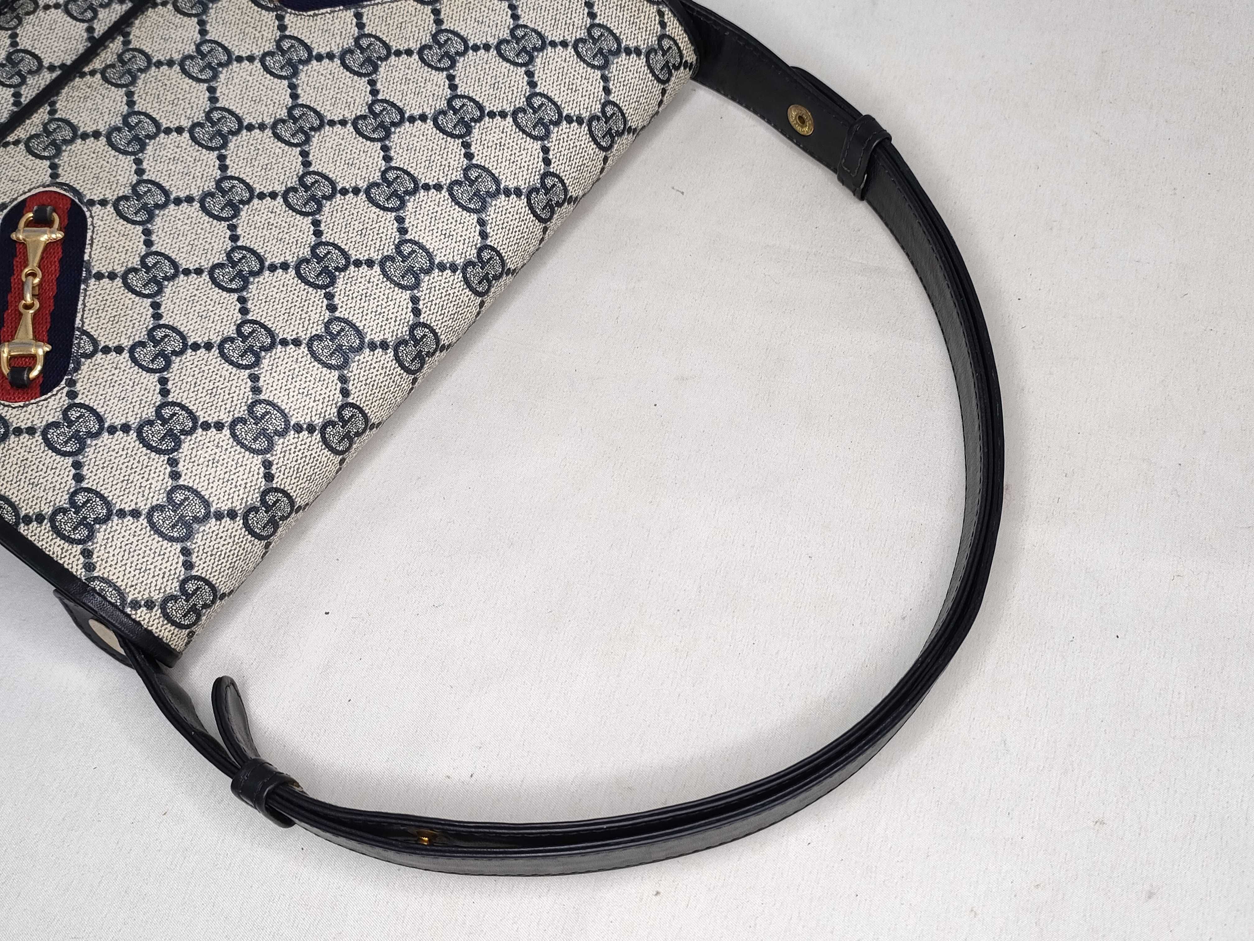 Old One-Shoulder Bag, Horsebit, Sherry Line Shoulder Bag — view 3