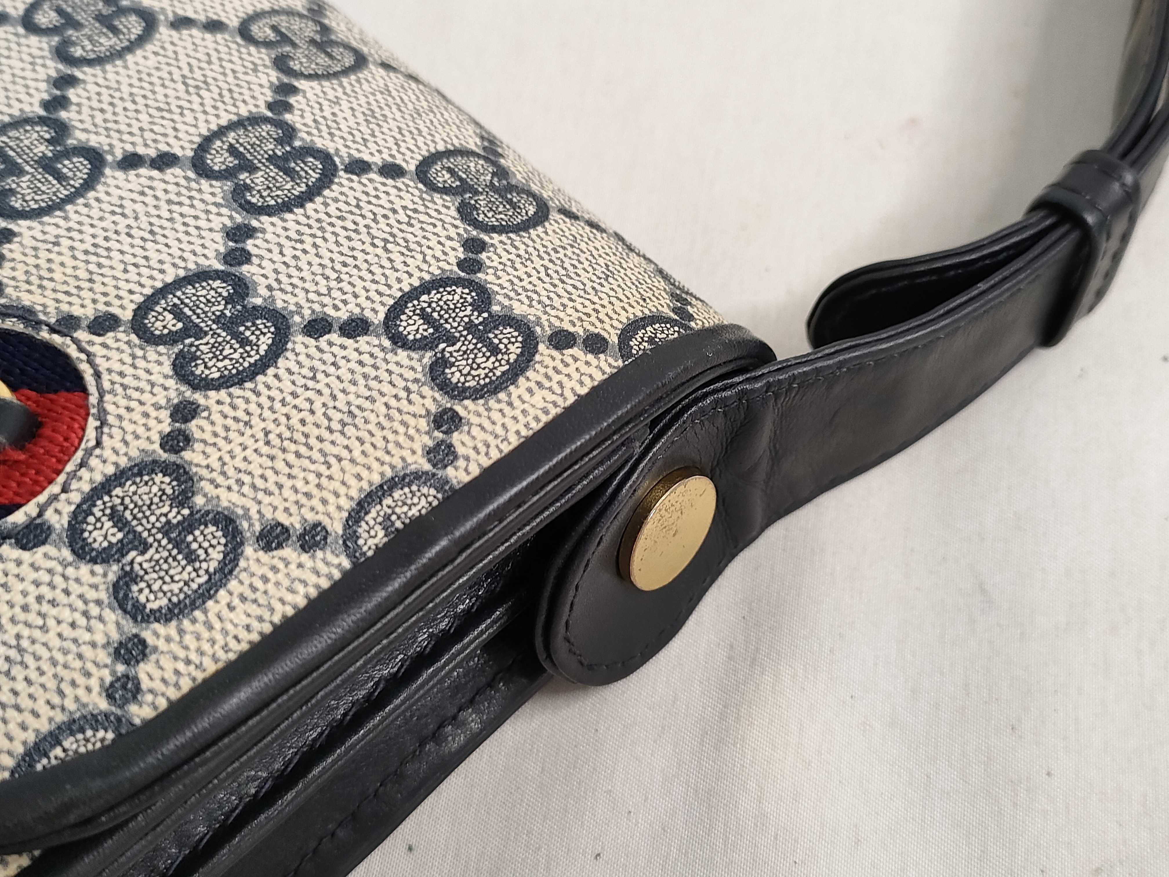 Old One-Shoulder Bag, Horsebit, Sherry Line Shoulder Bag — view 5