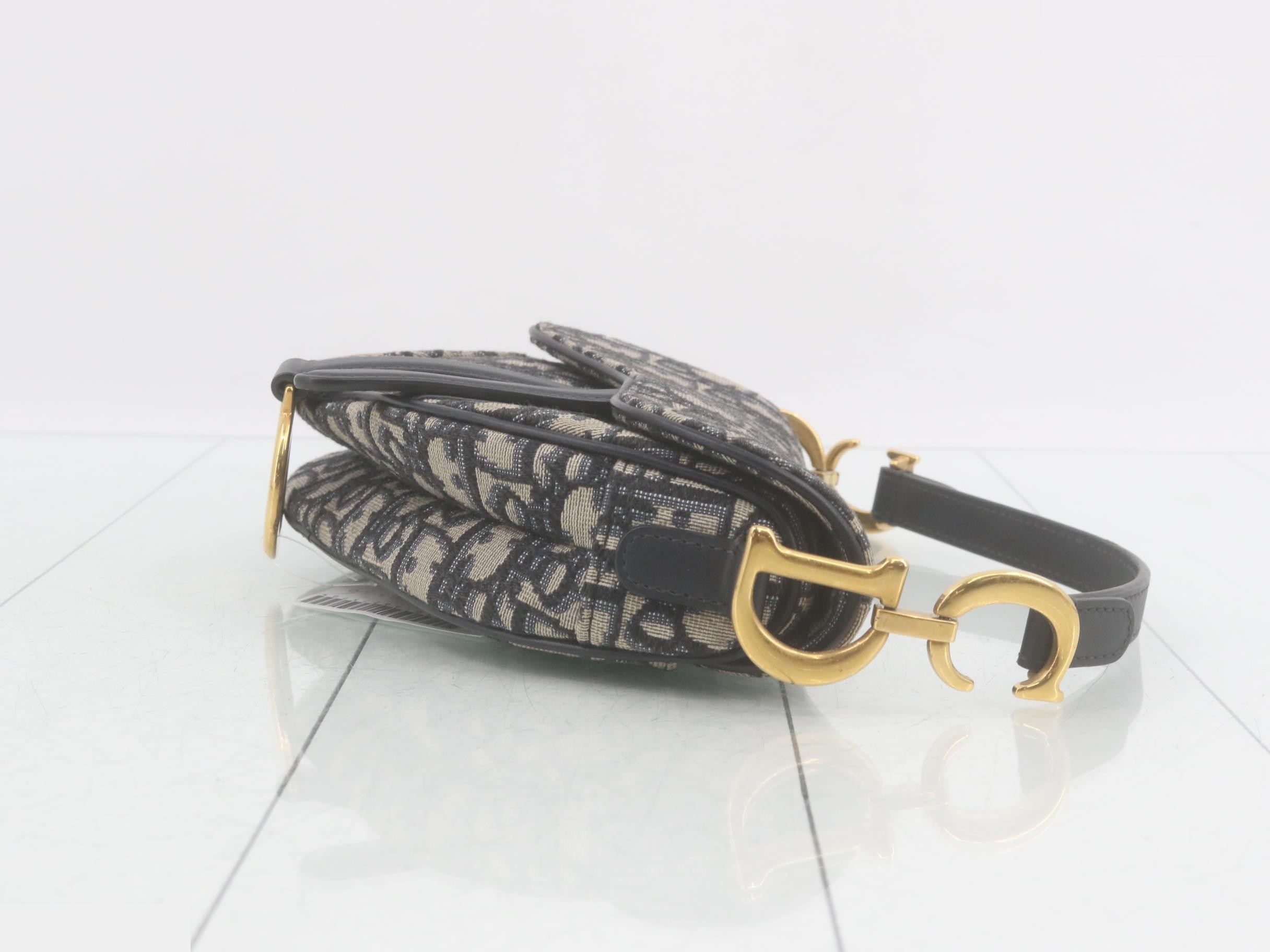 Oblique Saddle Handbag — view 3